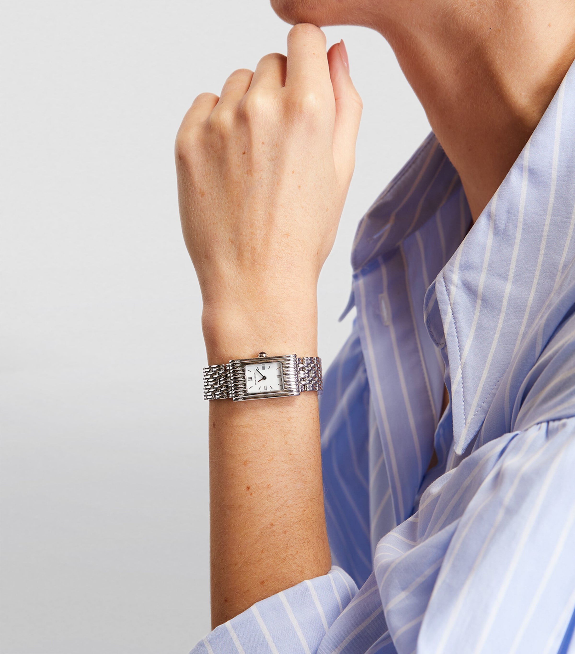 Stainless Steel Reflet Watch 18mm WHITE Image 5