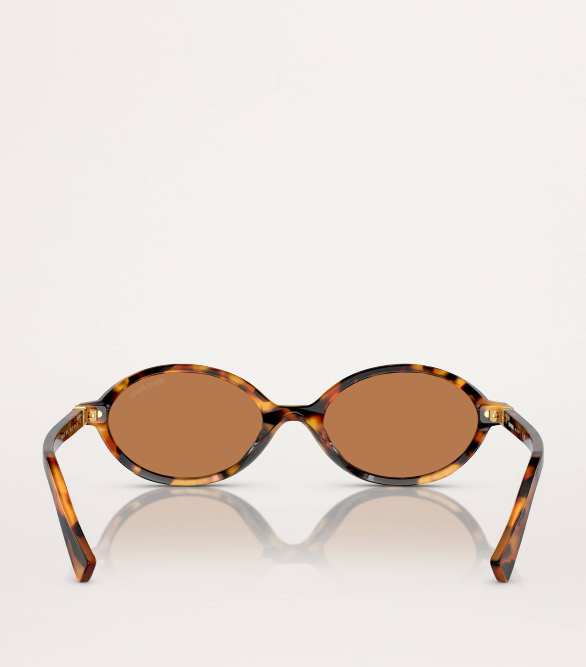 Miu Miu Tortoiseshell 04ZS Sunglasses | Harrods UK