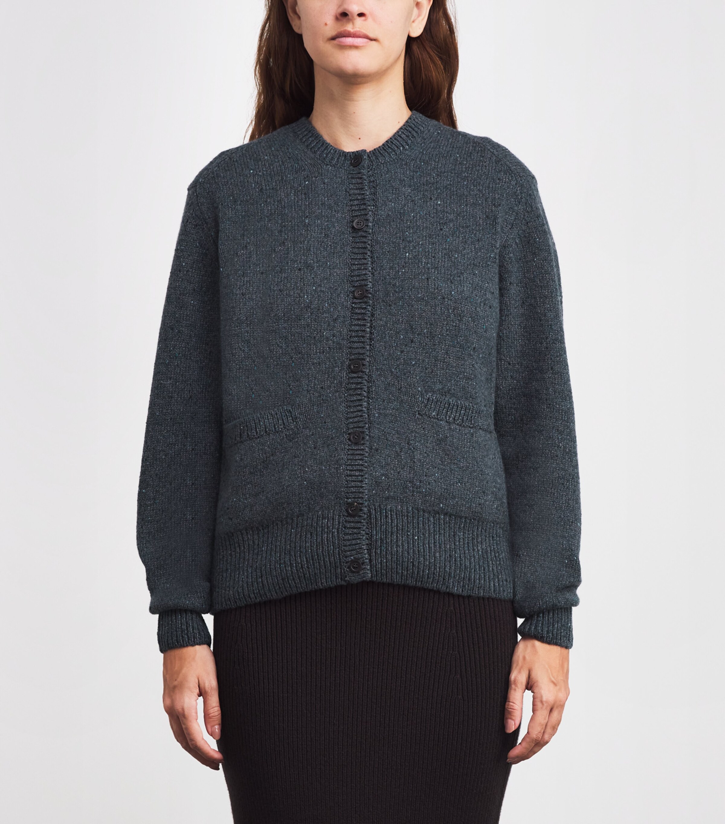 Donegal Cashmere Cardigan 006336 STORM DONEGAL Image 3