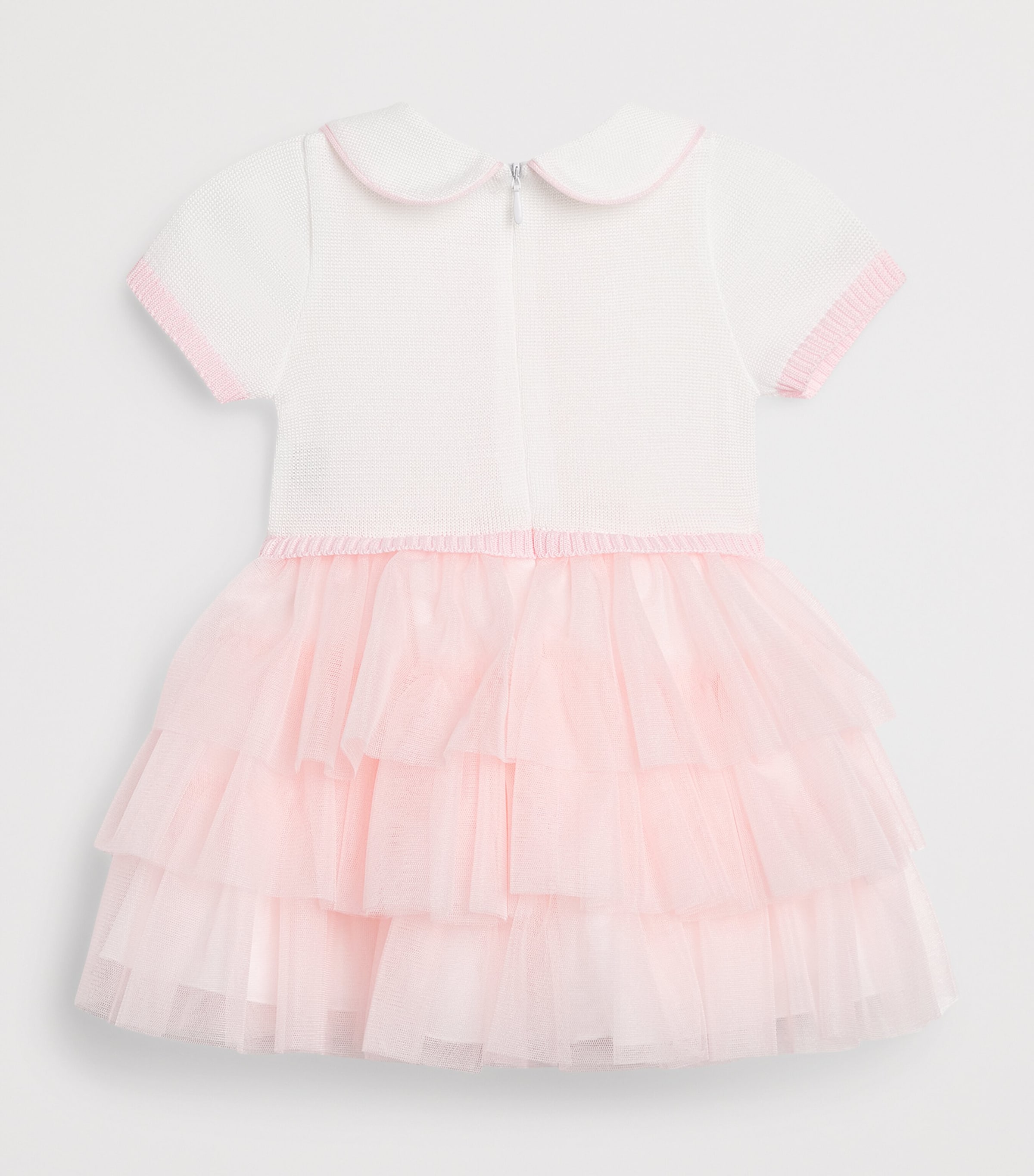 Bimbalo Tulle Maxi Dress (3-24 Months) B/rwhite/pink Image 2