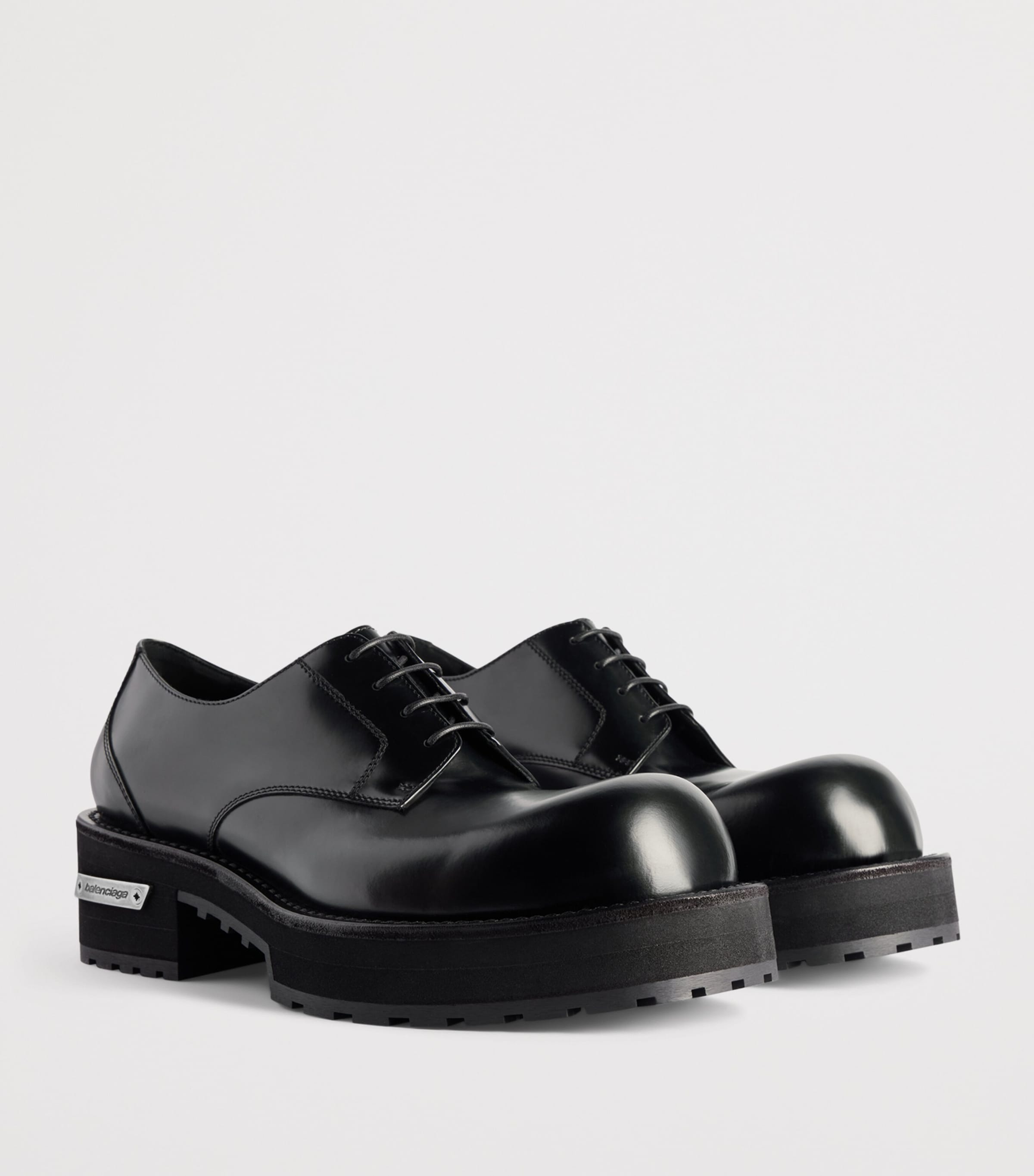 Leather Venom Derby Shoes 1081 Image 7