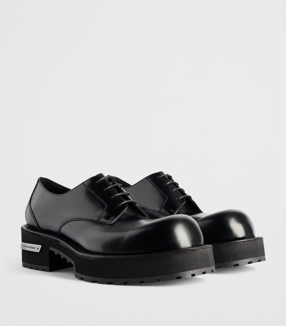 Leather Venom Derby Shoes 1081 Image 7