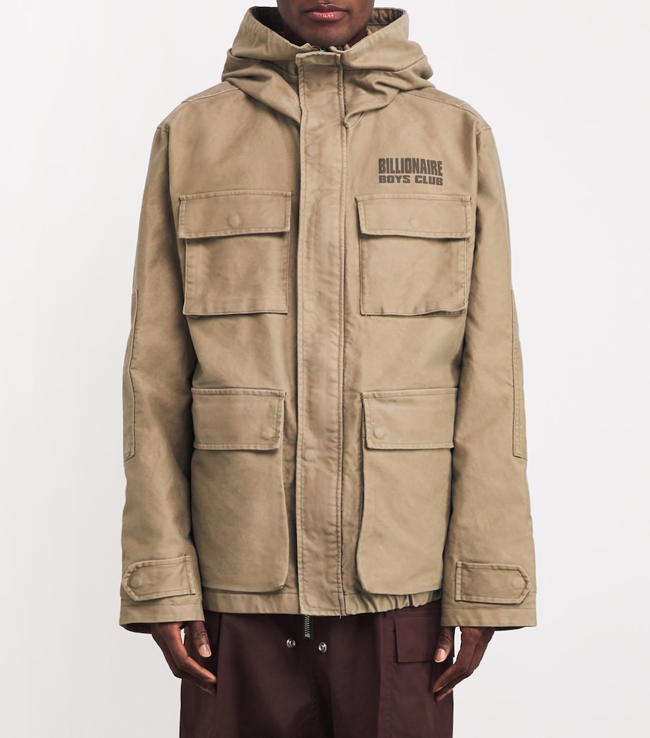 Cotton Moleskin Field Jacket FAWN Image 3