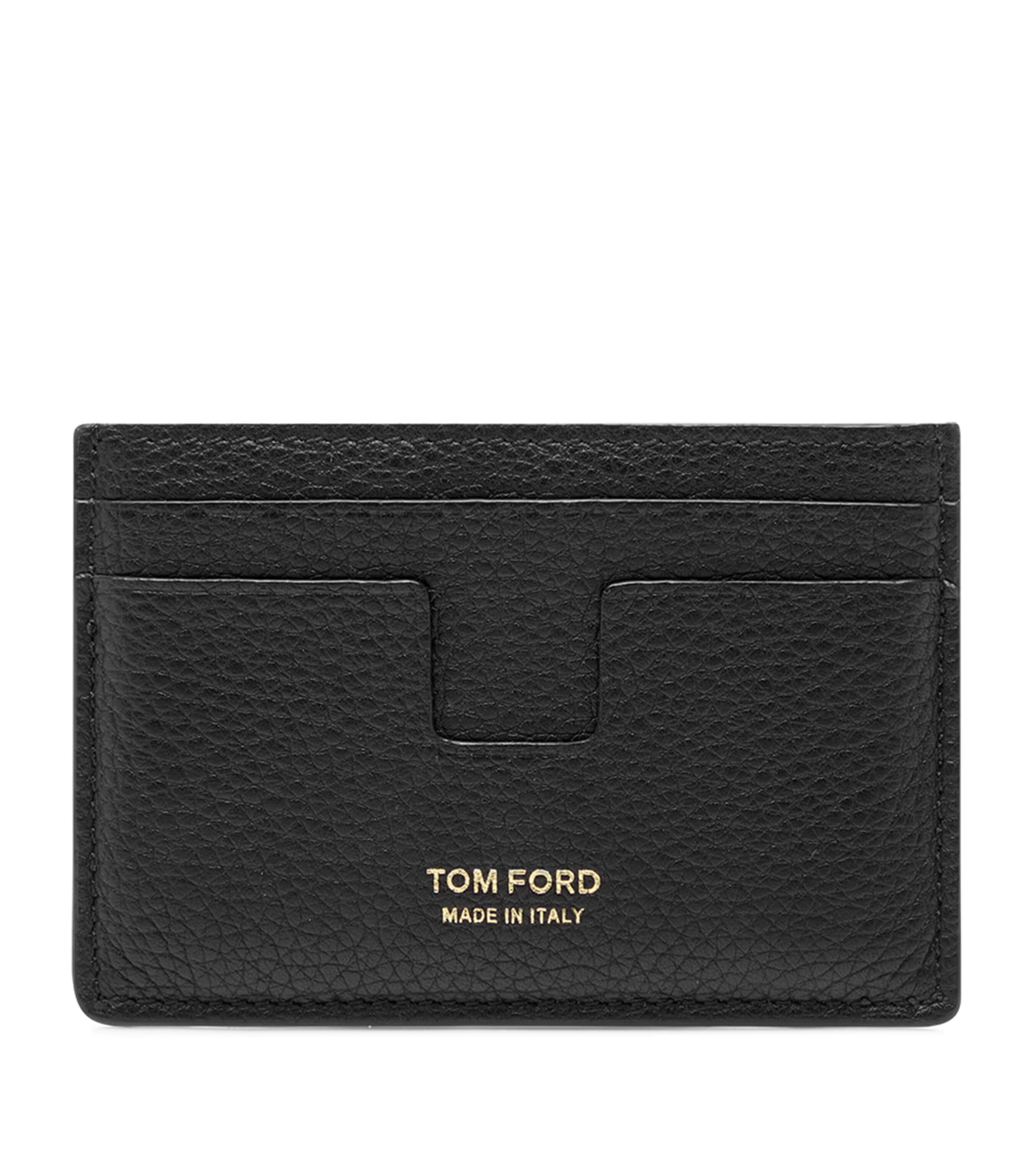 TOM FORD Leather T-Line Card Holder | Gifts | Gifts for Him | Men Accessories | Cardholders | Designers | Tom Ford