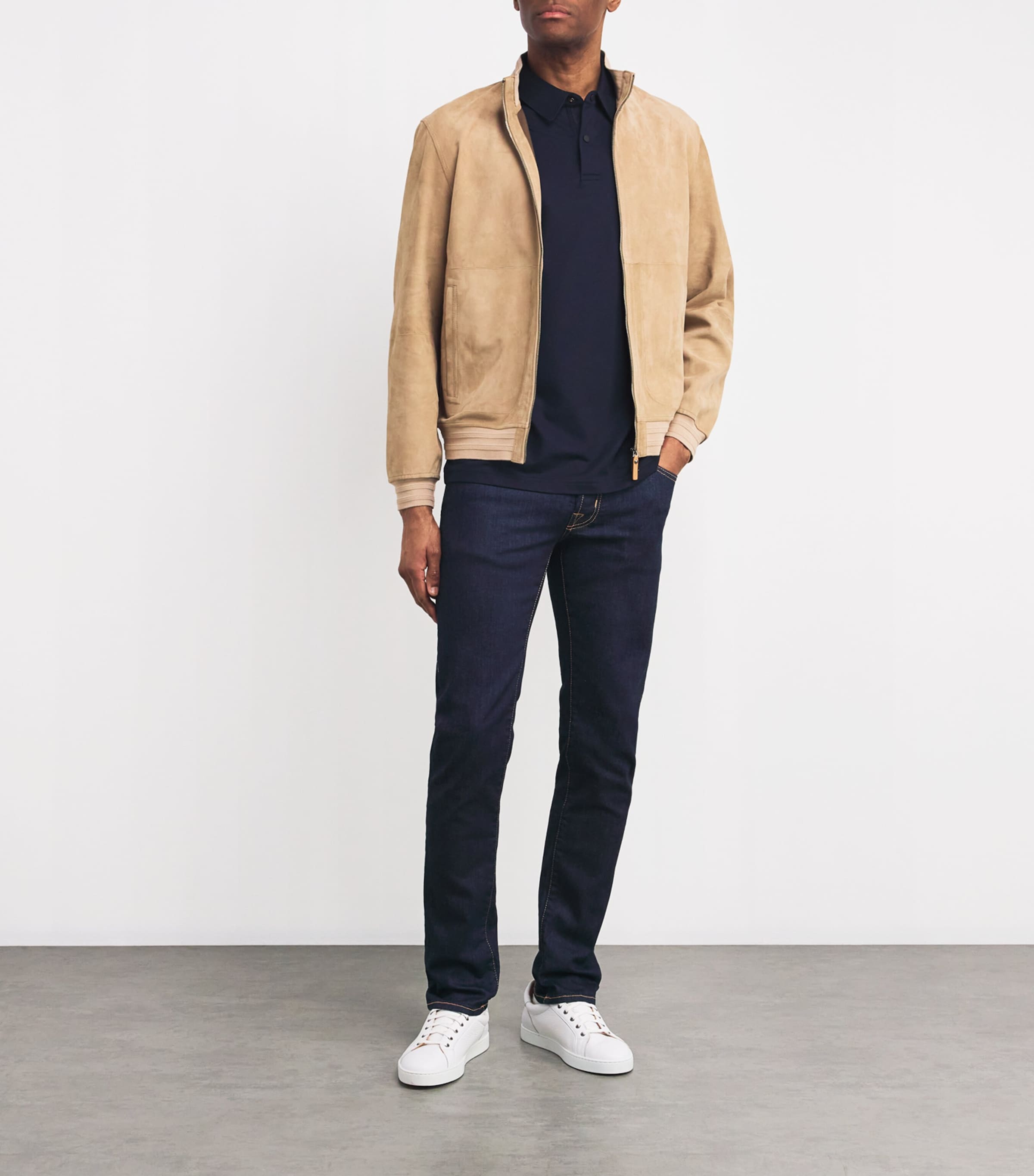 Nick Slim Jeans 001D-NAVY Image 2