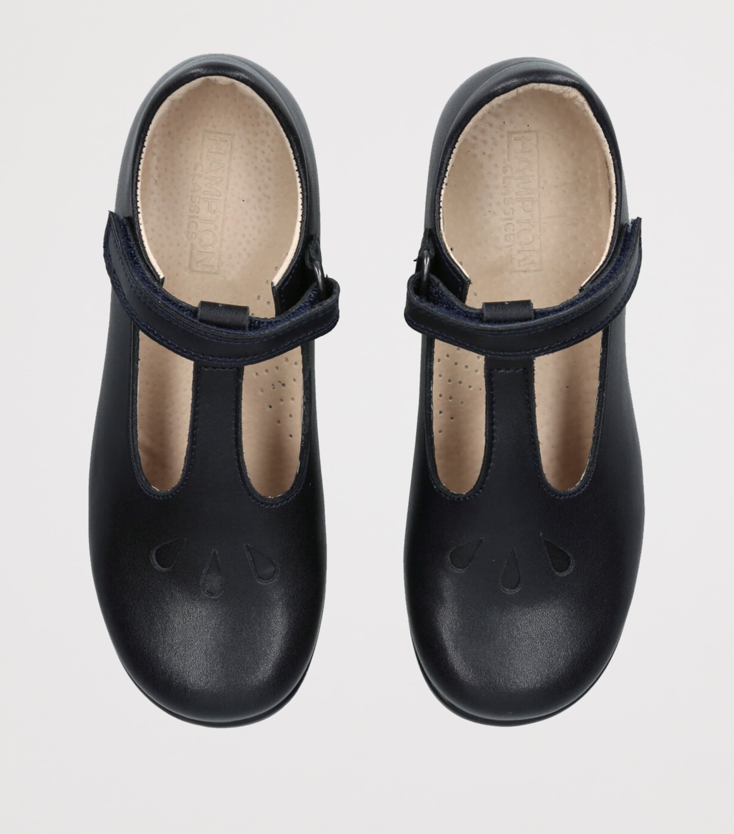 Leather Evie School Shoes NAVY Image 4