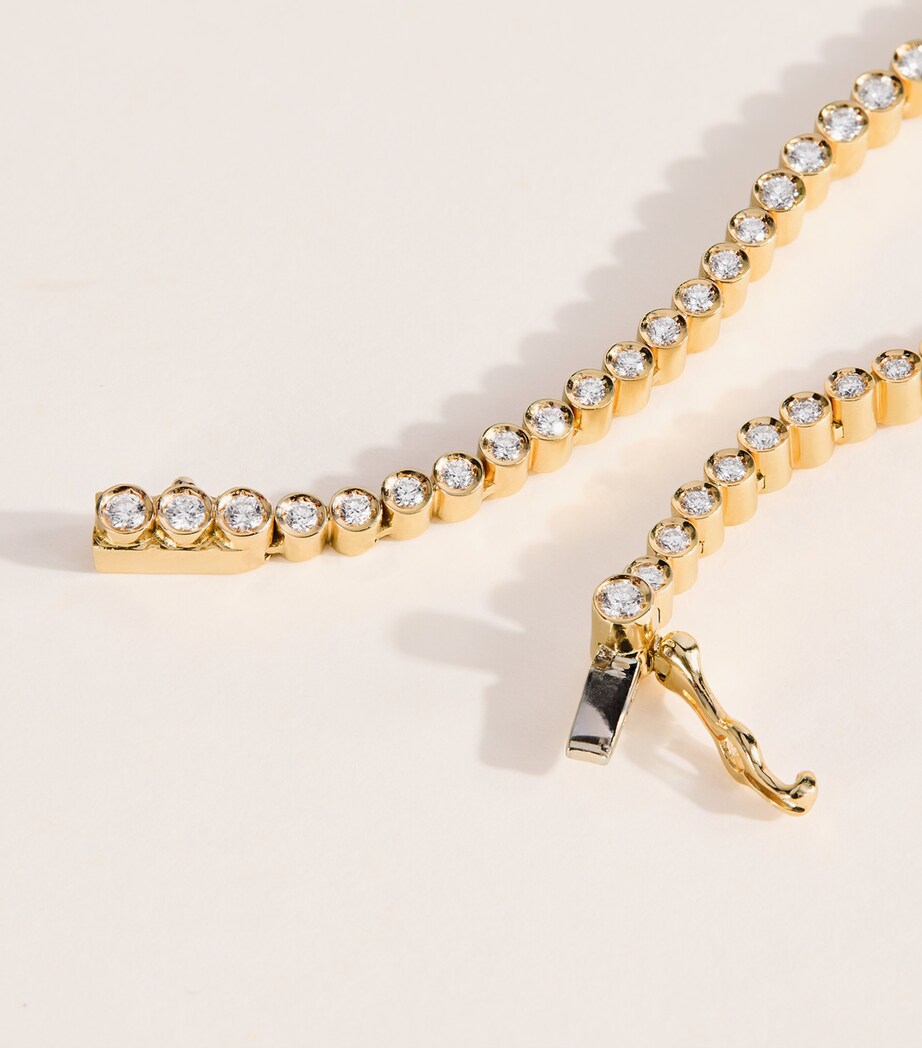 Sophie Bille Brahe Yellow Gold and Diamond Collier d’Escargot Necklace Yellow Gold Image 3