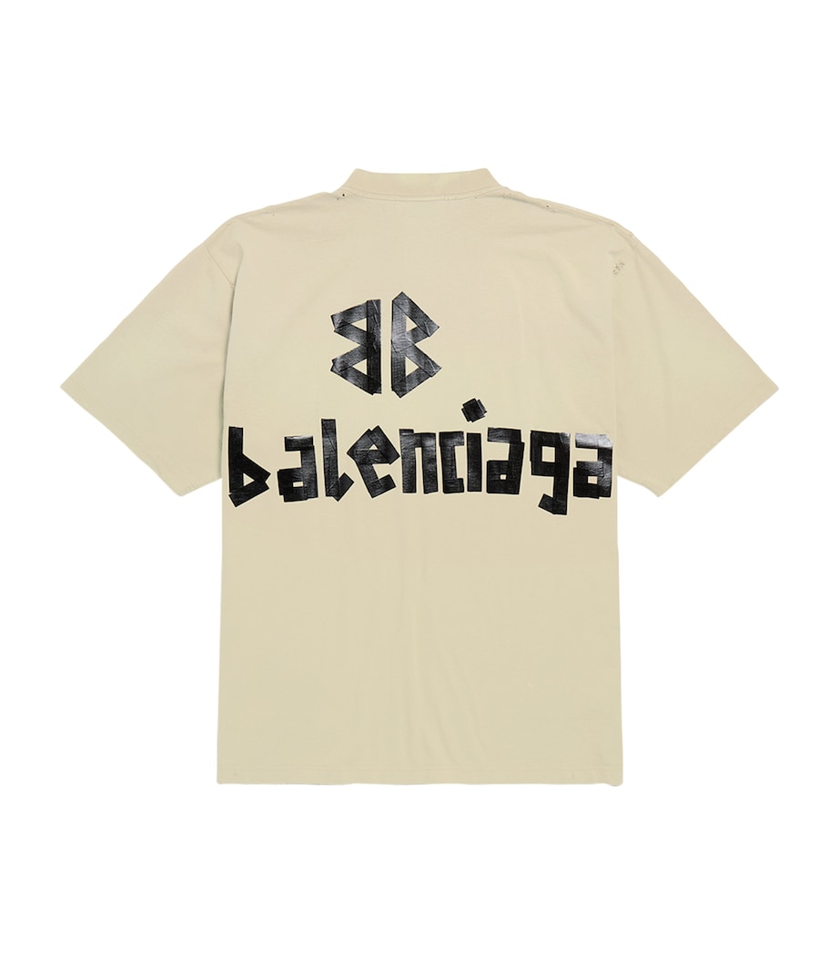 Oversized Tape Logo T-Shirt 9501 Image 3