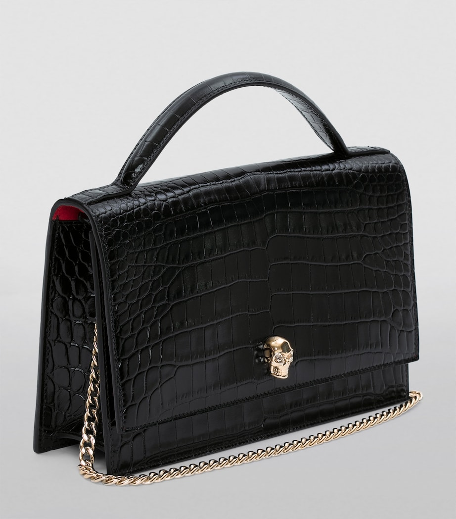 Leather Skull Top Handle Bag 1000 Image 3