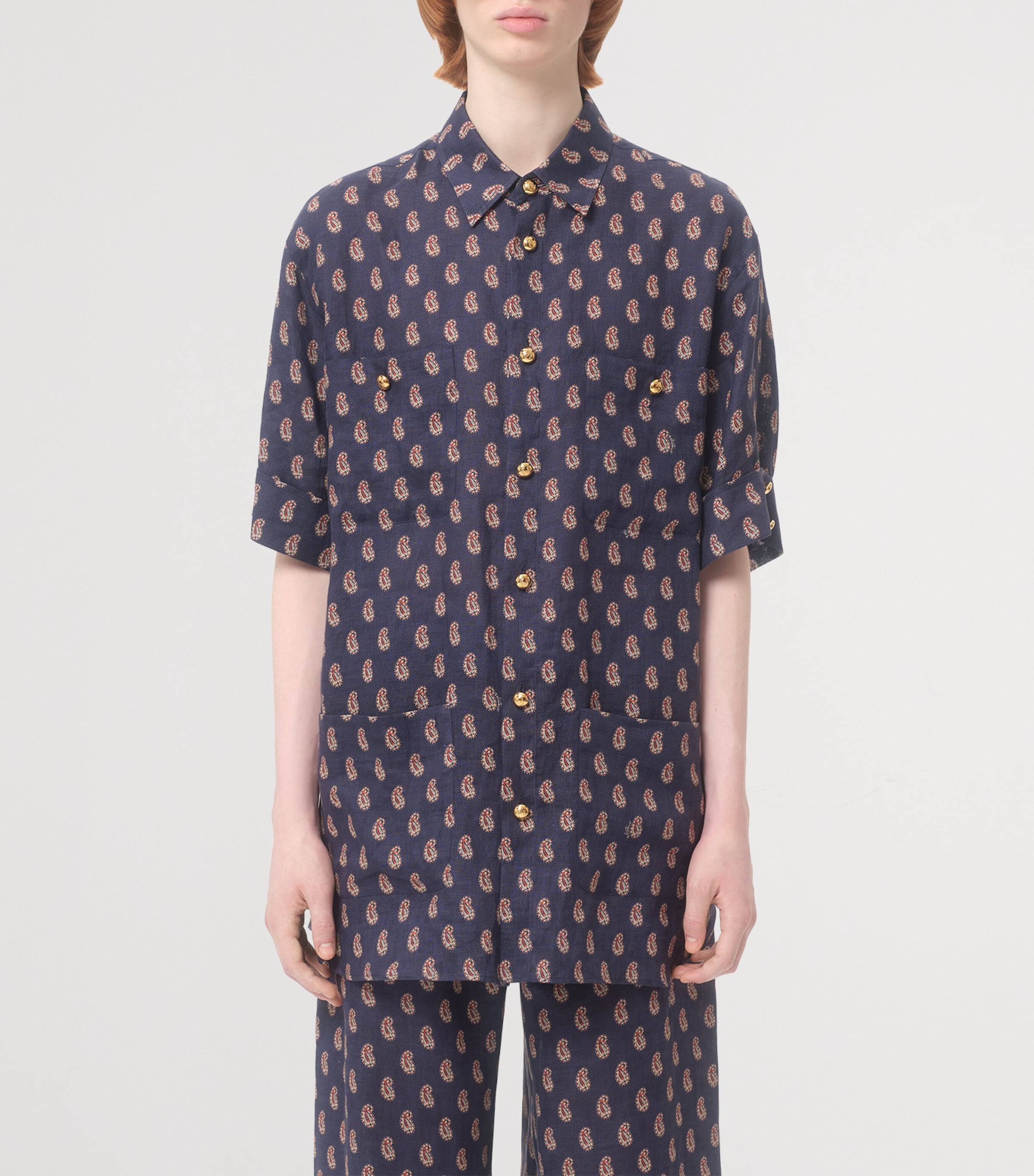 Tシャツ・カットソー VALENTINO PAJAMA SHIRT WITH \"VOYAGE IMAGINAIRE\" PRINT Valentino Pajama Shirt with Voyage Imaginaire Print – LOZURI®