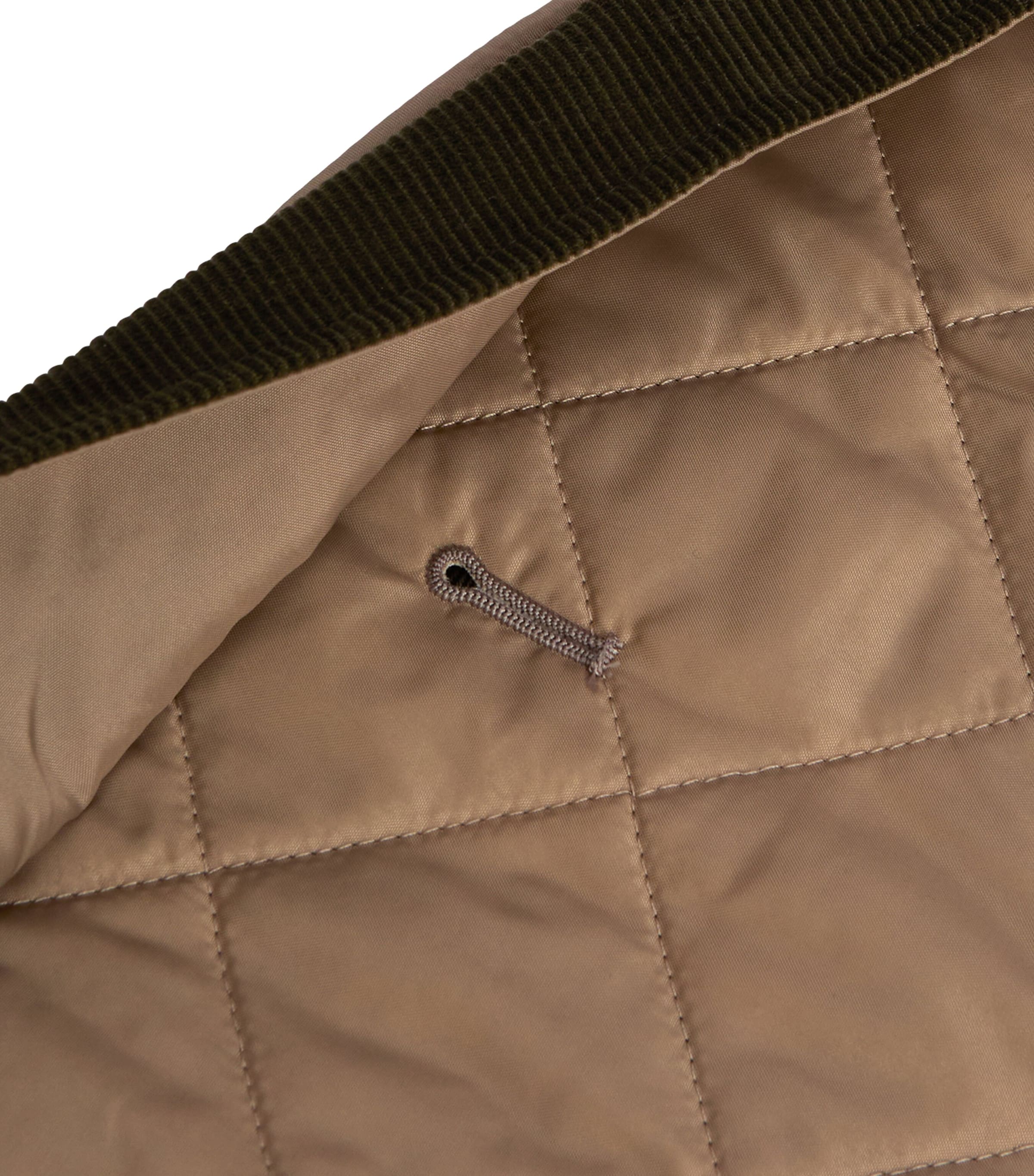 Quilted Dog Coat (Large) SAND Image 3