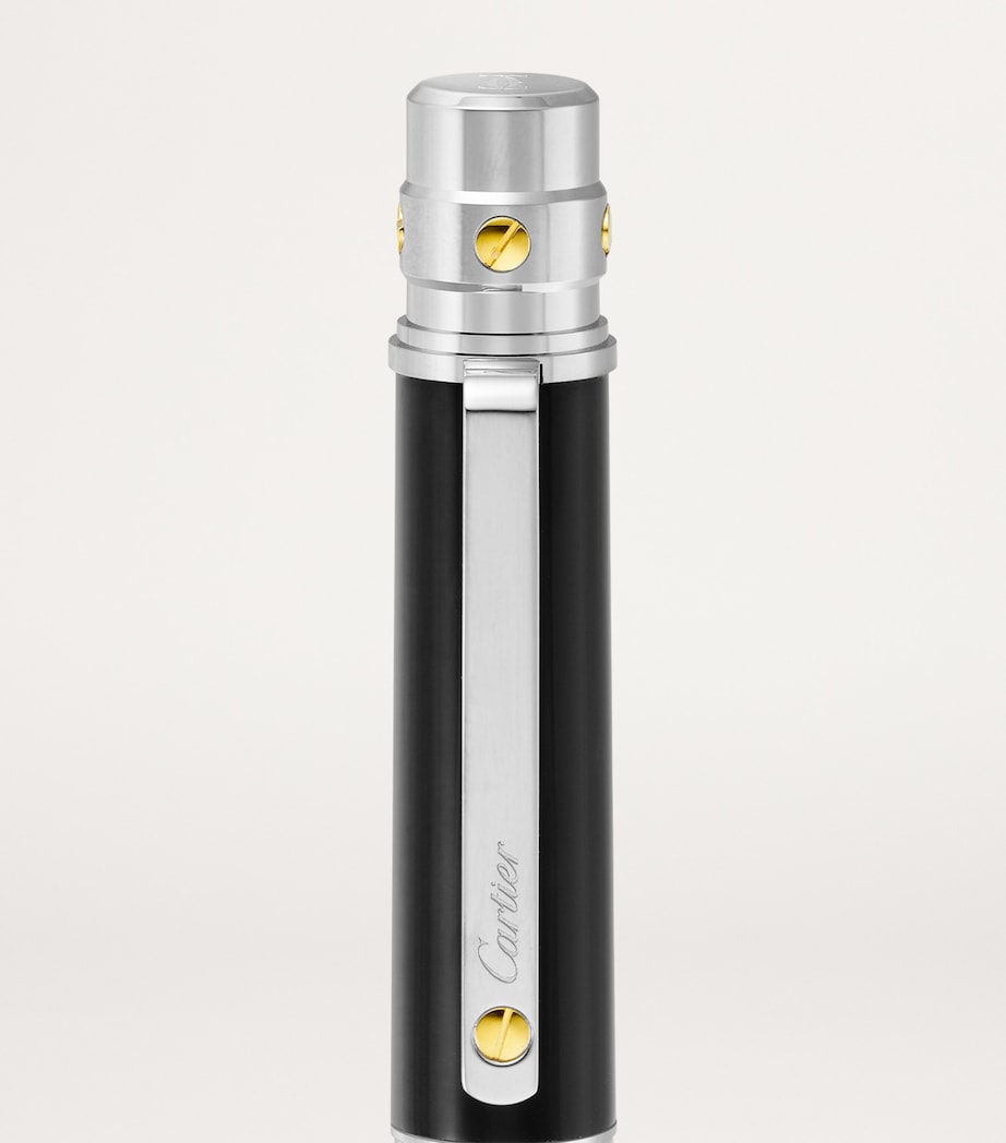 Santos de Cartier Ballpoint Pen BLACK Image 3