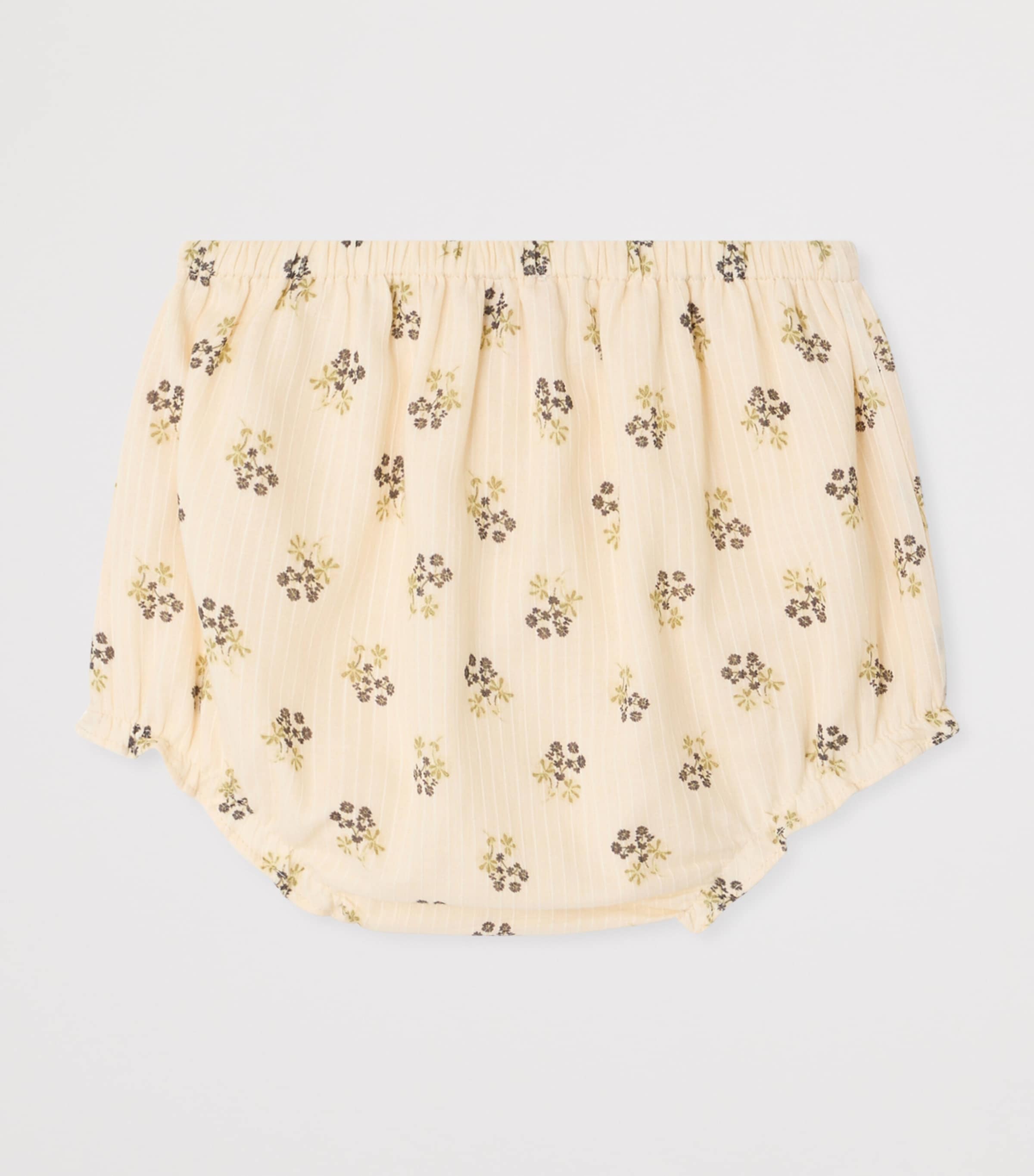 Bonpoint Cotton Floral Bloomers (3-18 Months) Fleurs Ecru Image 2