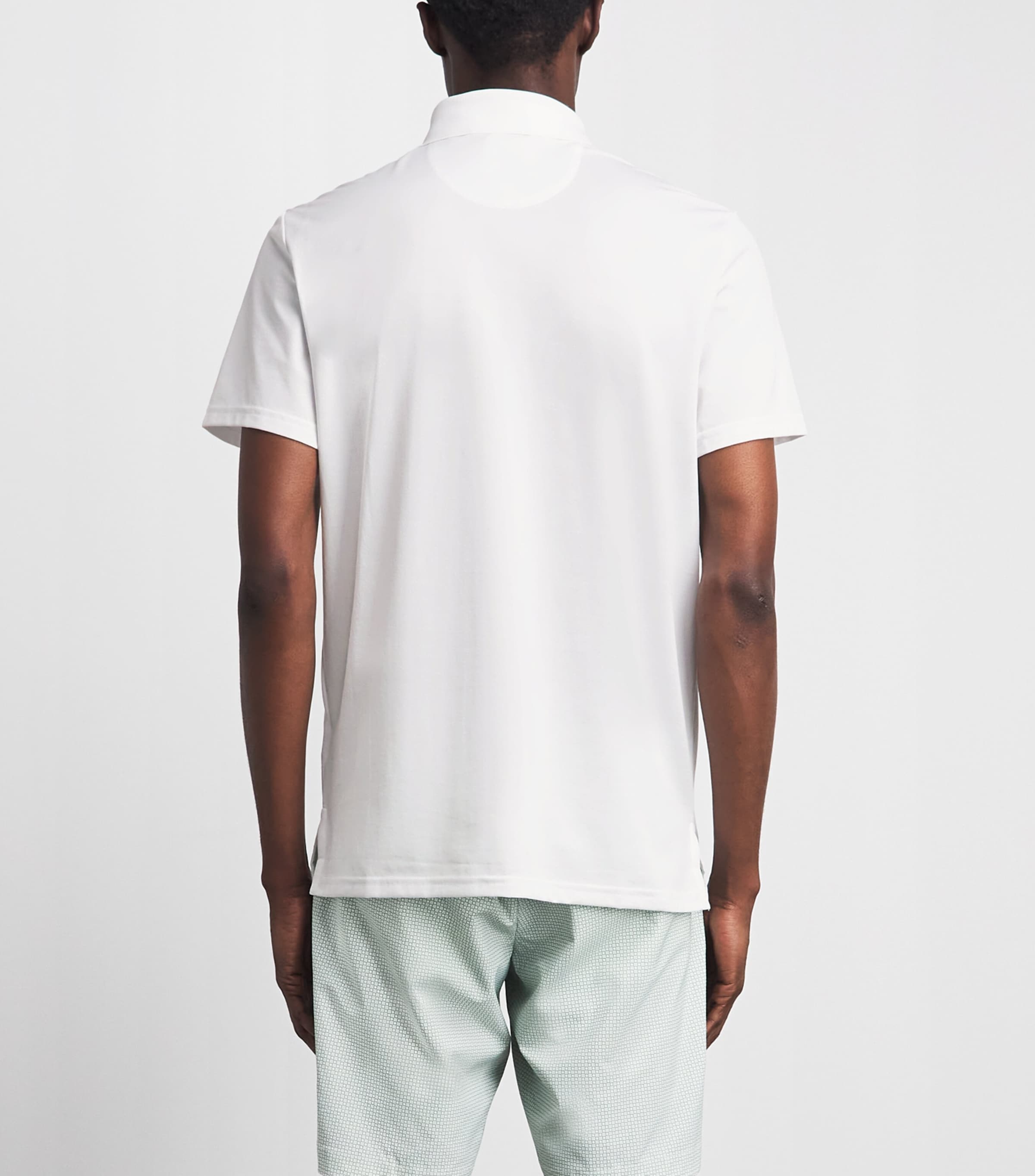 RLX Ralph Lauren Mens Tour Polo Shirt Ceramic White Image 5