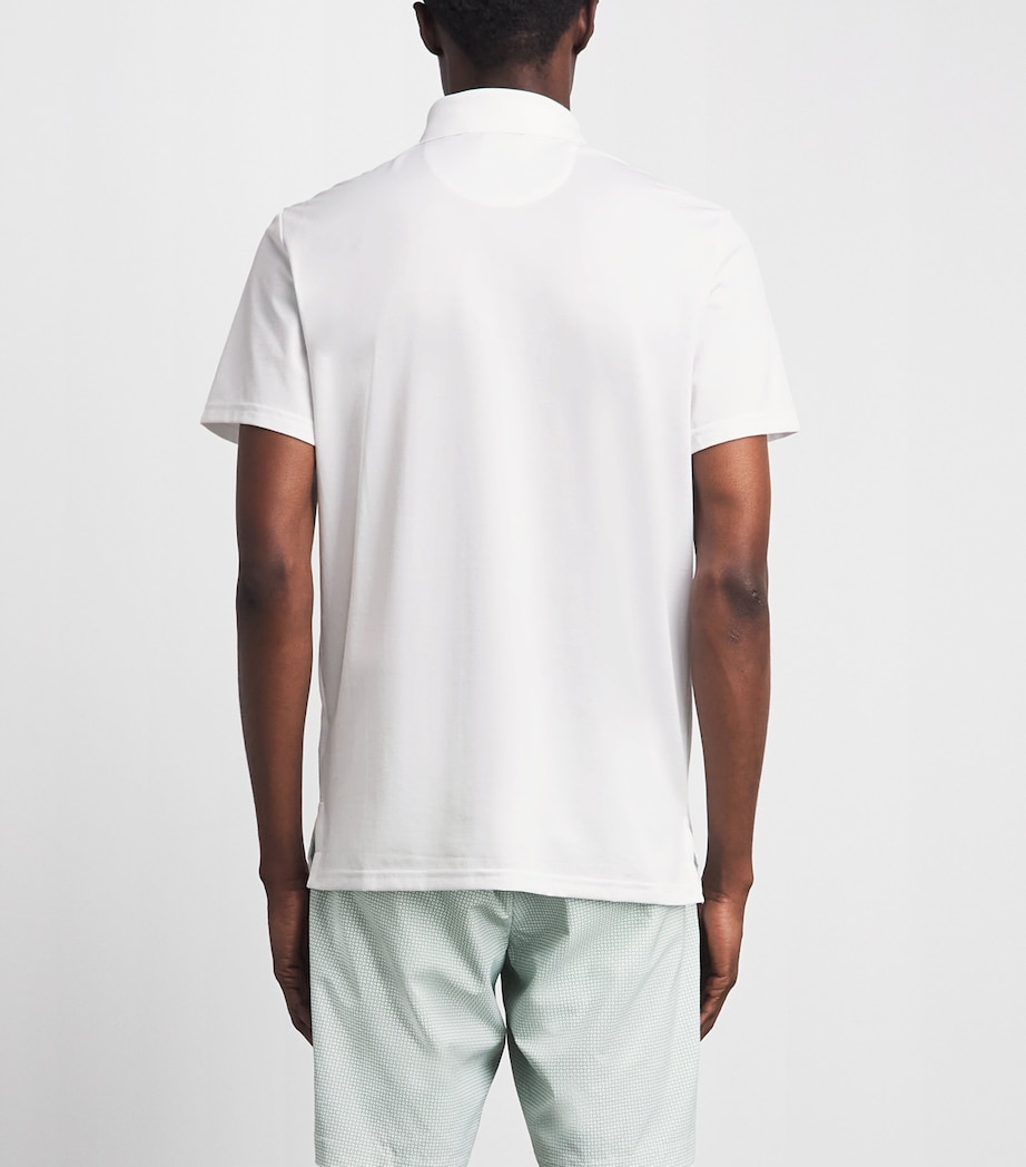 RLX Ralph Lauren Mens Tour Polo Shirt Ceramic White Image 5