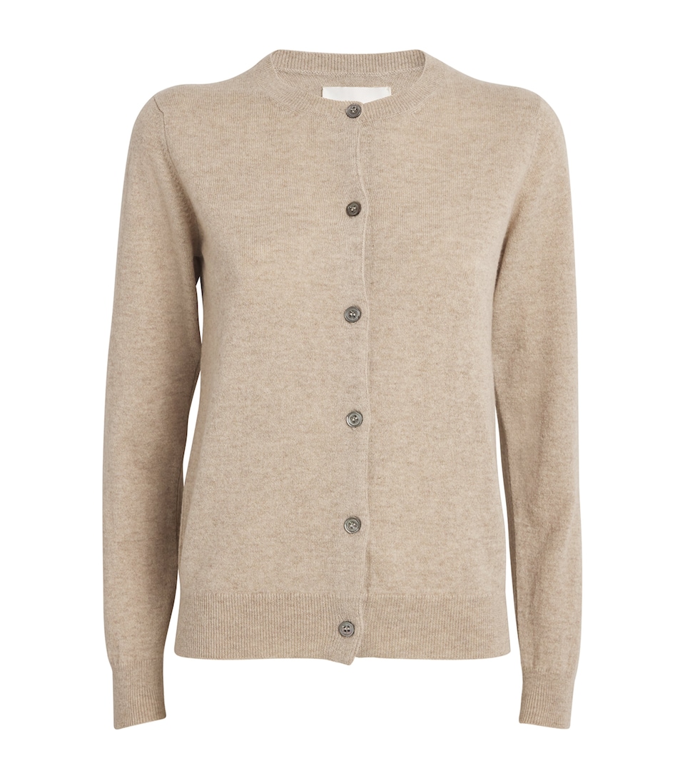 Cashmere Crew-Neck Cardigan