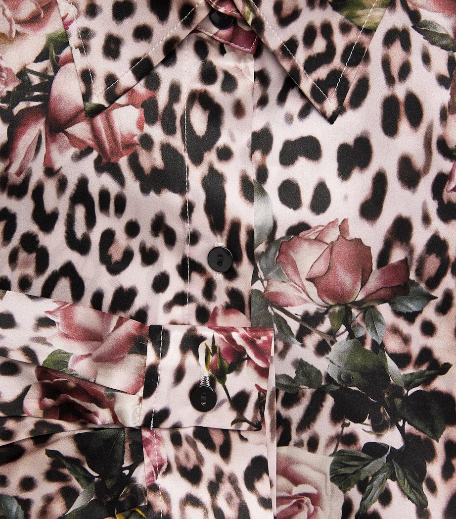L'Agence Womens Silk Printed Tyler Blouse Mlti S Rse Chtah Image 6