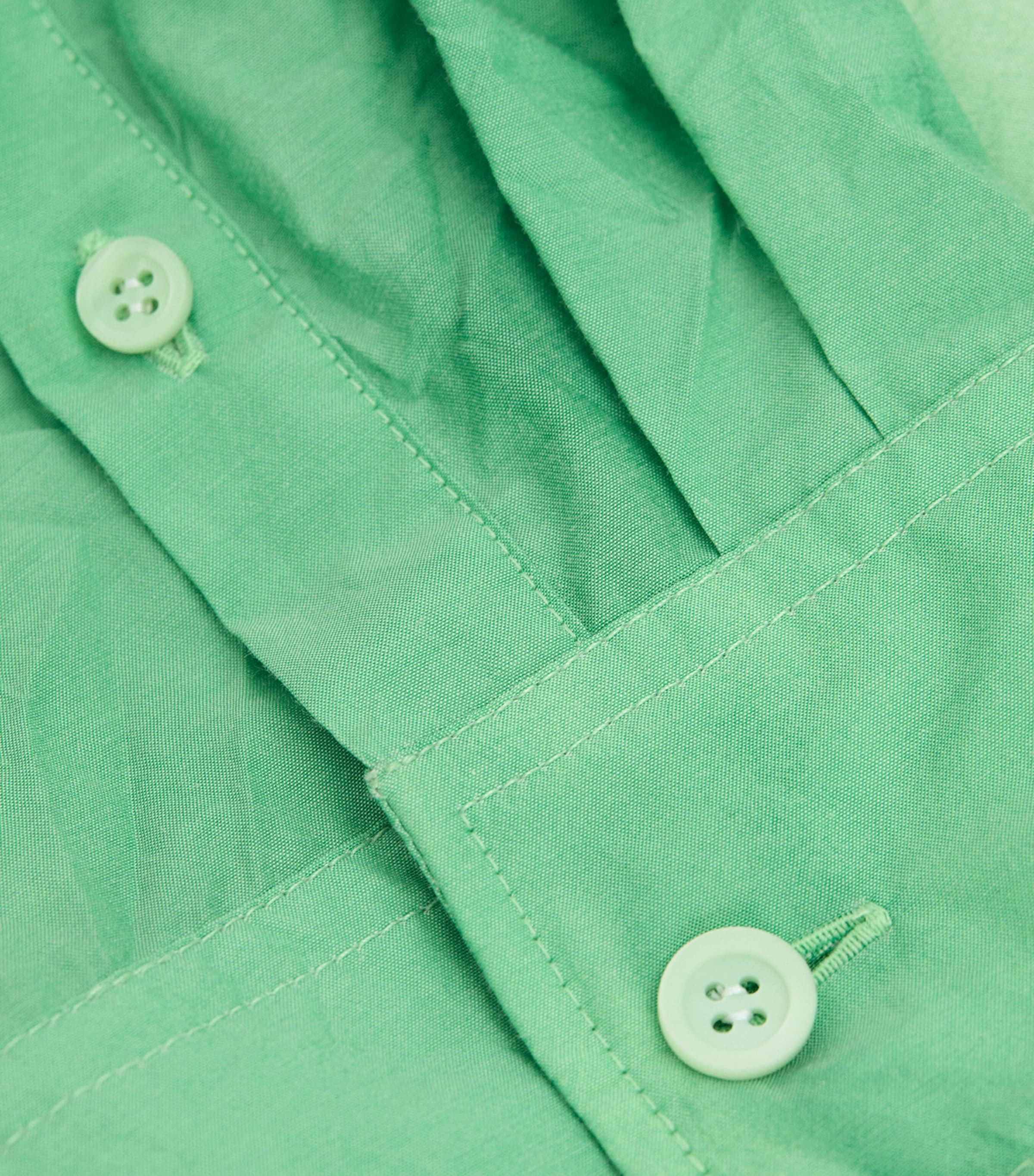LOEWE Womens Cotton-Blend Gradient Shirt Green Image 5