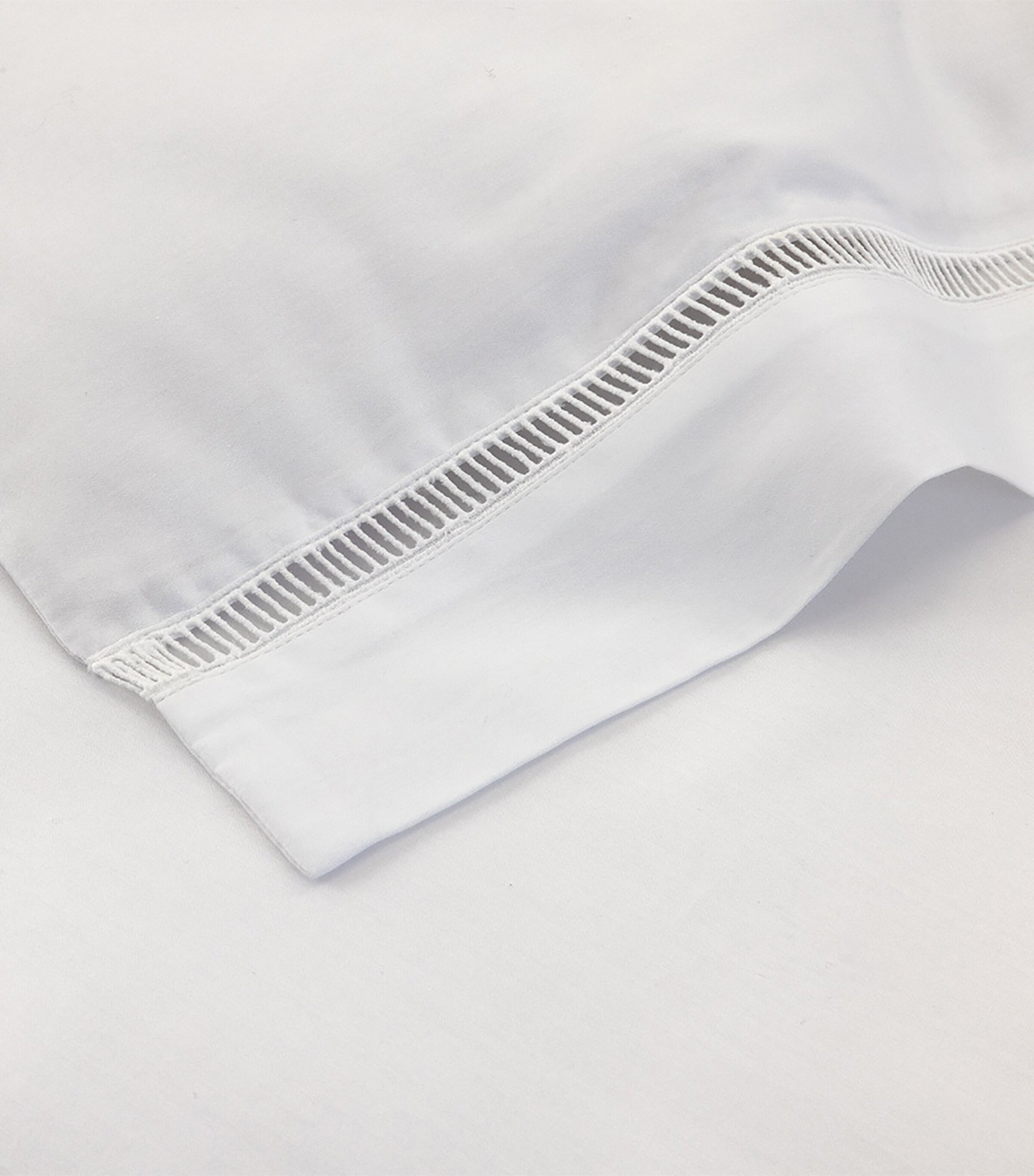 Yves Delorme Colisée Blanc King Duvet Cover (220cm x 240cm) Blanc Image 3