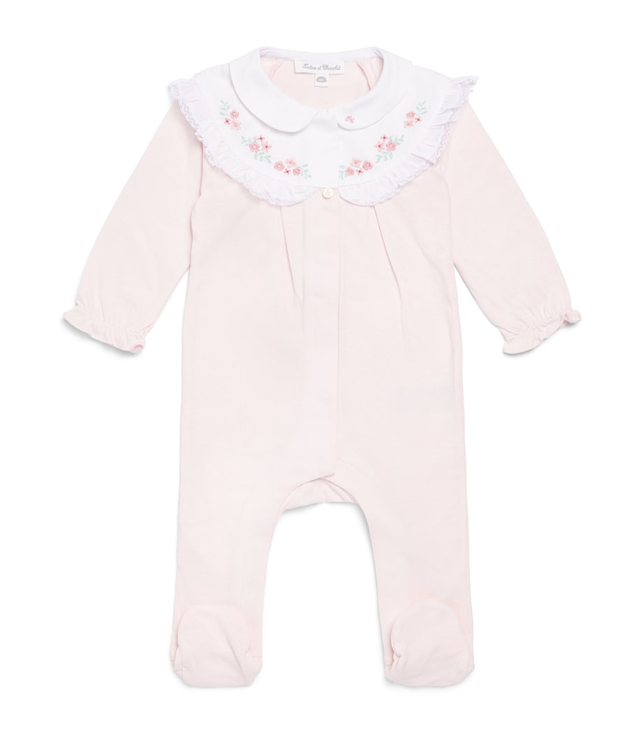 Tartine et Chocolat Embroidered Collar All-In-One (0 Months-2 Years) Light Pink Image 1