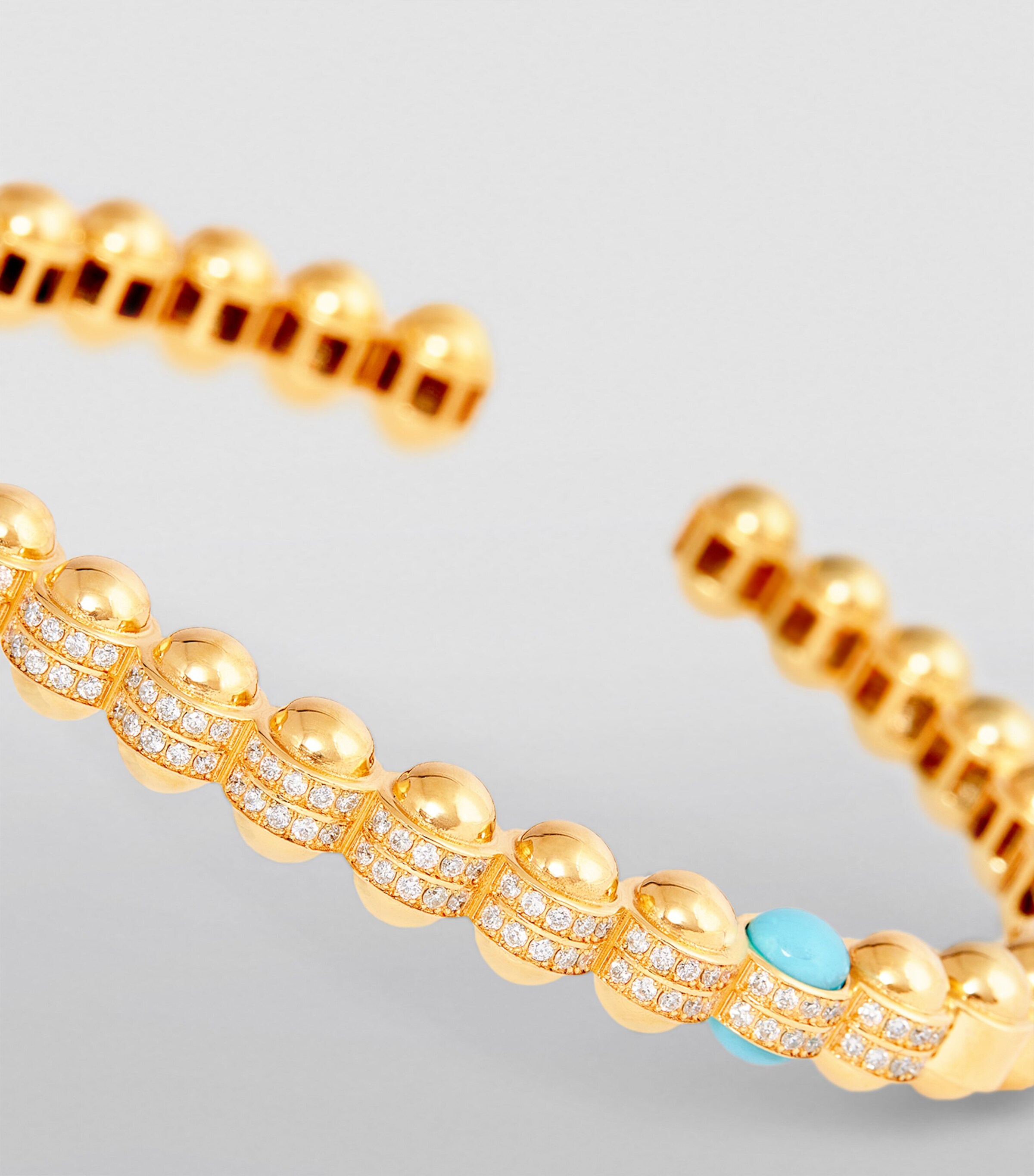 L'ATELIER NAWBAR Yellow Gold, Diamond and Enamel The Cobalt Bangle Yellow Gold Image 6