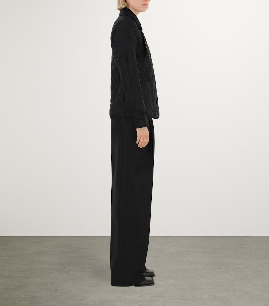 Quilted Thermoregulated Jacket BLACK Image 3