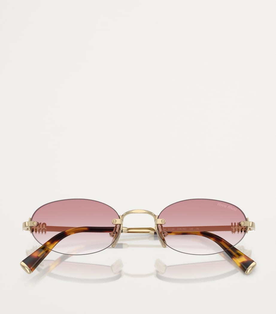 Metal Oval MUA54S Sunglasses ZVN70O Image 5