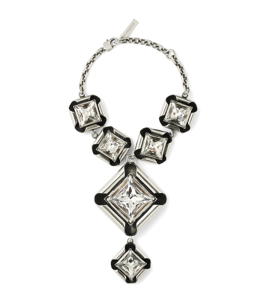 Givenchy Deconstructed Pendant Chain Bracelet Antic Silvery Image 1