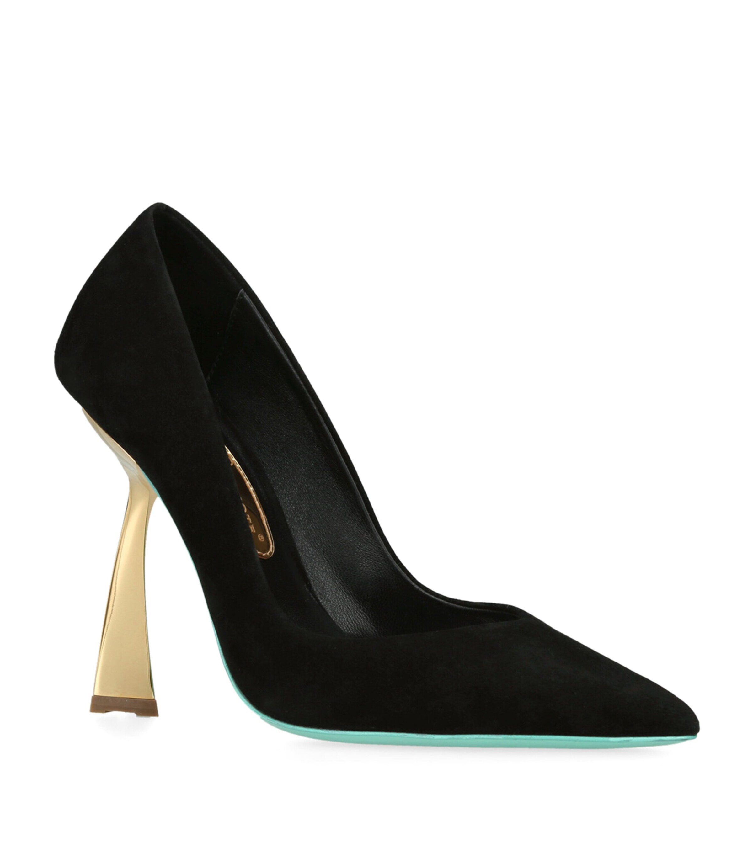 Suede As I Am Pumps 100 BLACK Image 3