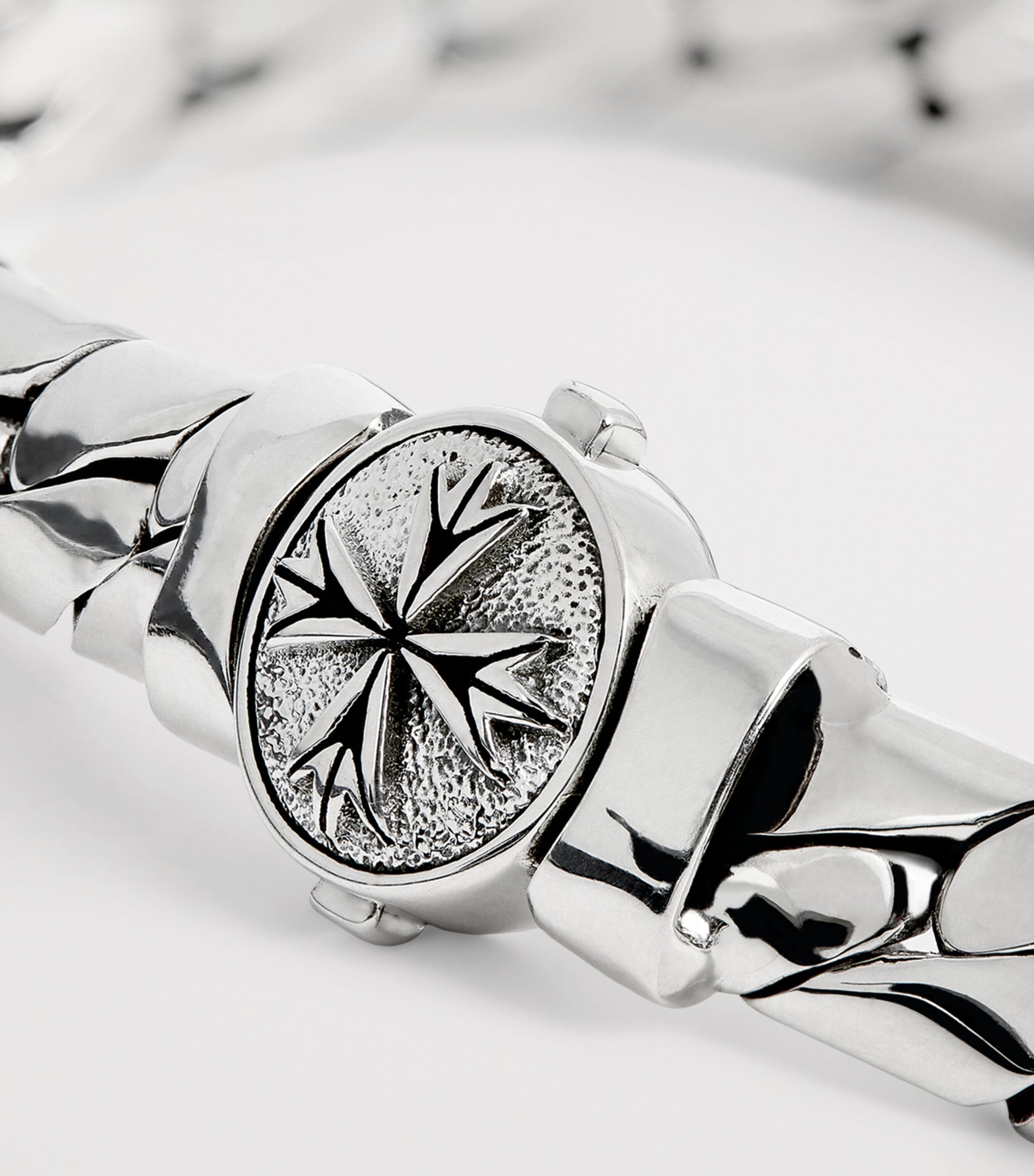 Sterling Silver Herringbone Chain Bracelet SILVER Image 5