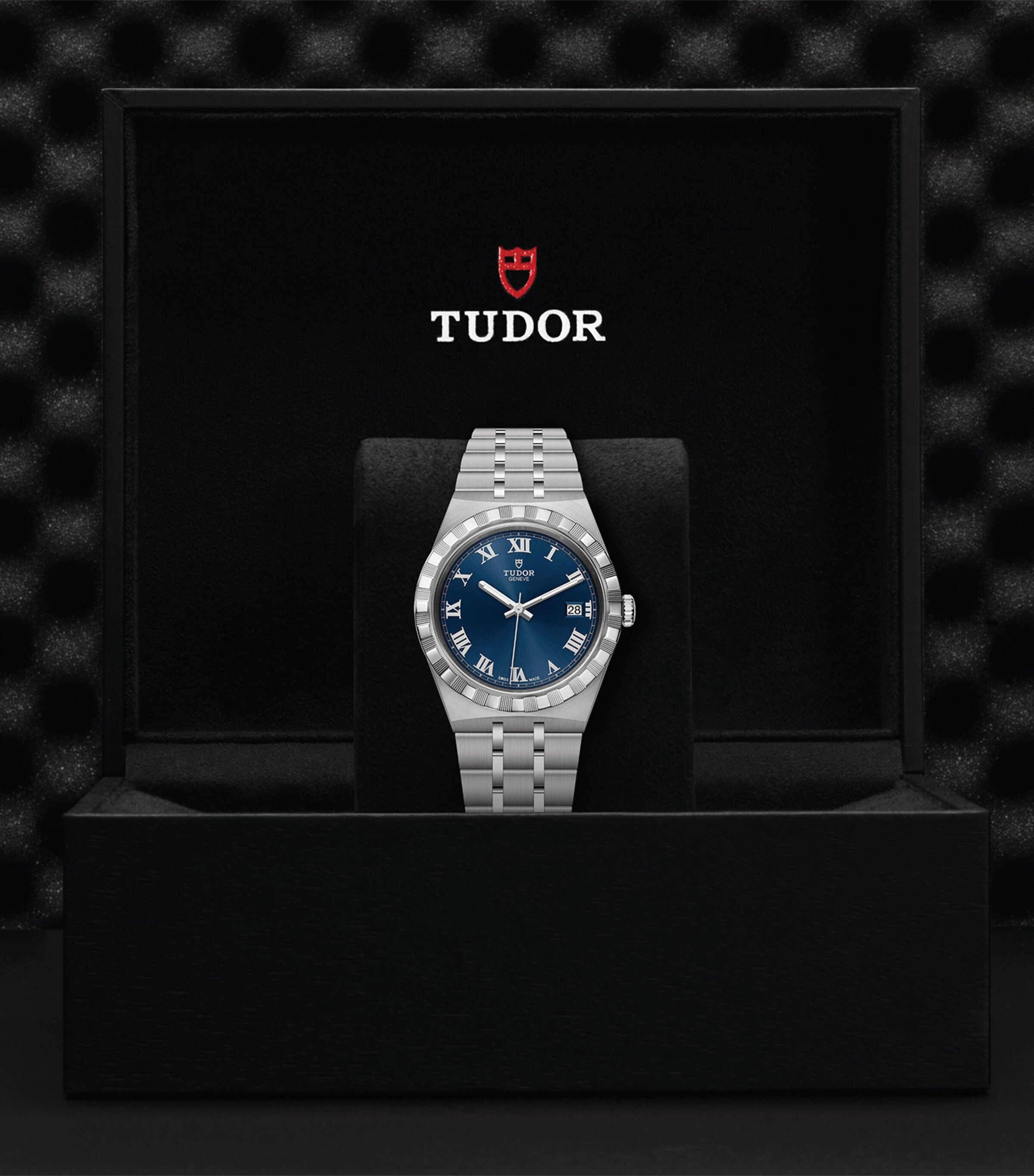 TUDOR Royal Stainless Steel Watch 38mm Blue Image 4
