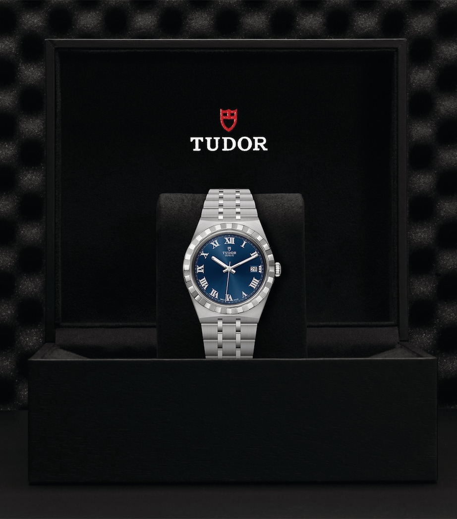 TUDOR Royal Stainless Steel Watch 38mm Blue Image 4
