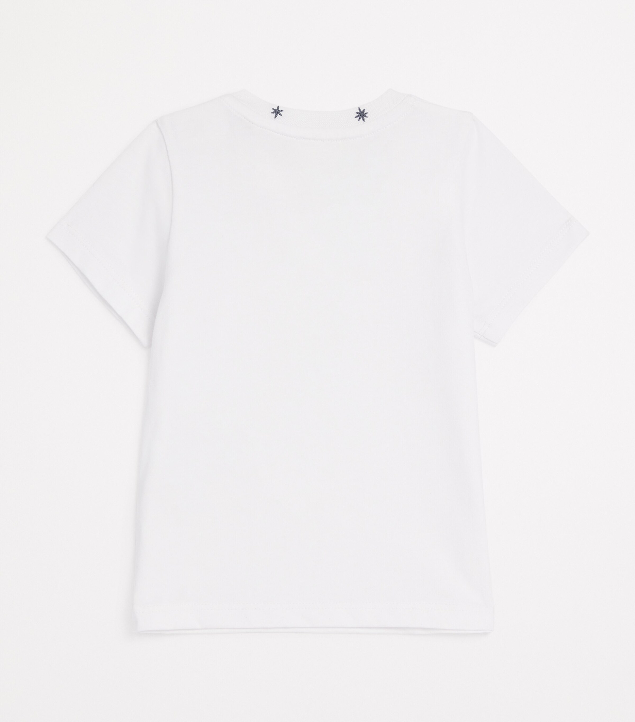 Cotton Logo T-Shirt (2-3 Years) 10P WHITE Image 2