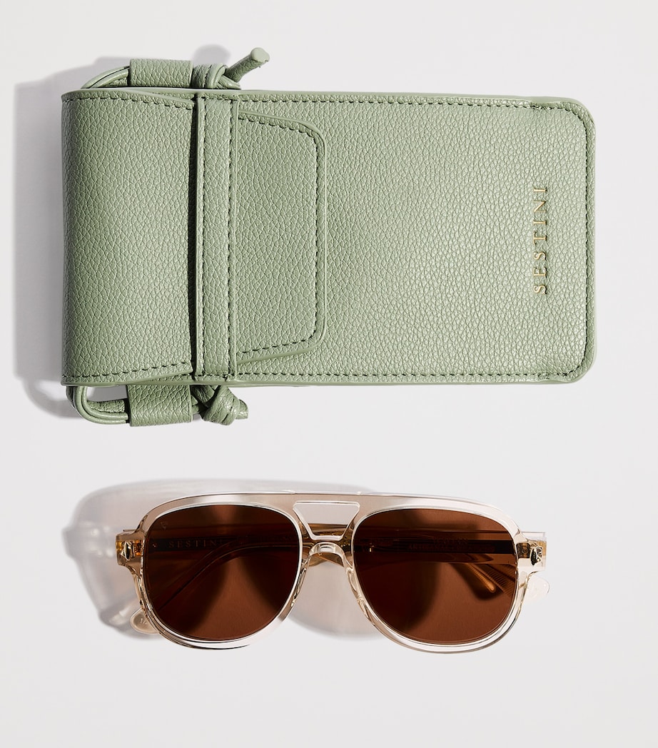Sestini Acetate Undici Sunglasses Tobacco Image 4
