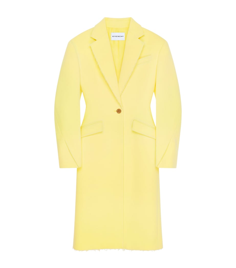 Wool-Blend Coat ACID YELLOW Image 1