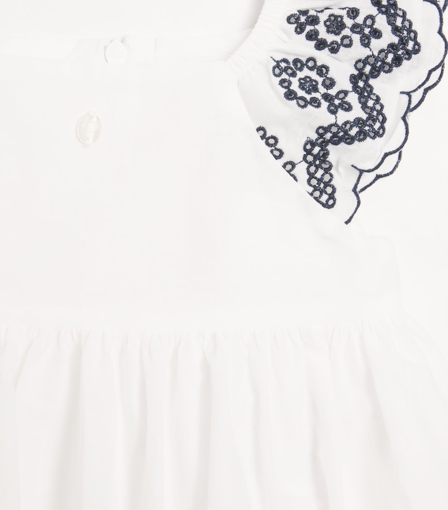 Patachou Cotton St Tropez Dress (6-36 Months) Marine Image 3