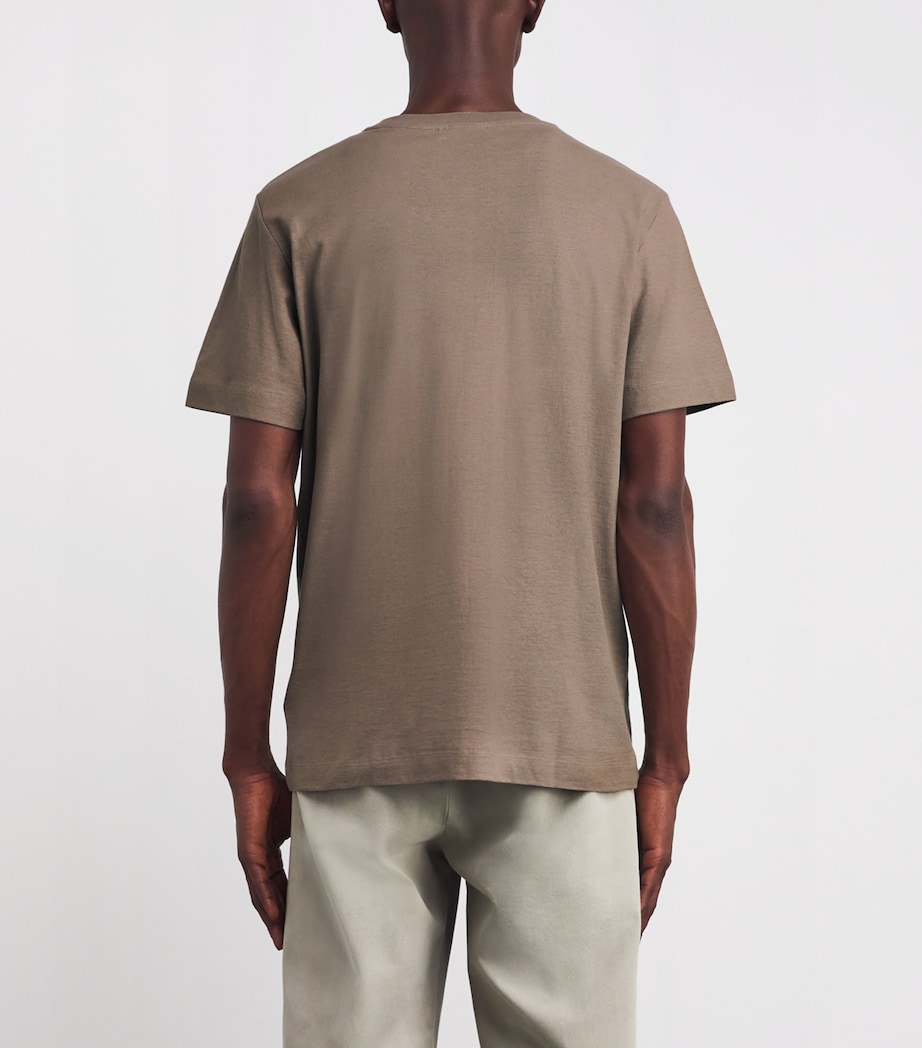 Cotton Relaxed Jakob T-Shirt WALNUT Image 4