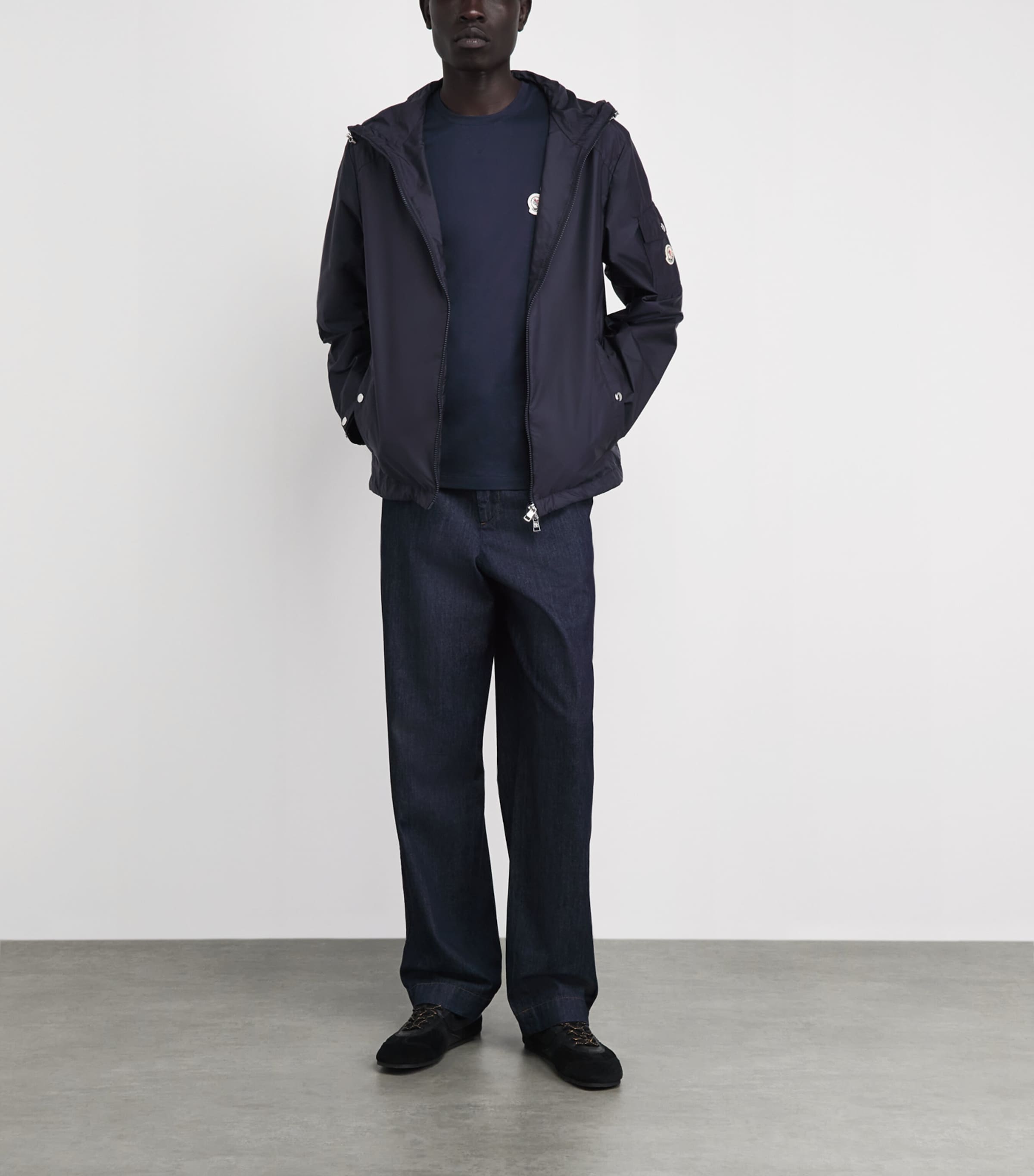 Moncler Mens Cotton Logo T-Shirt Image 2