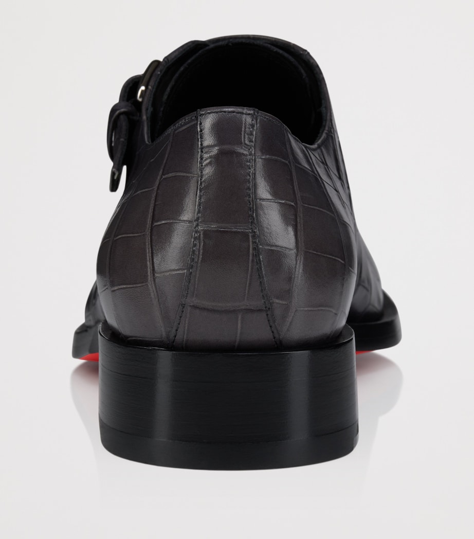 Christian Louboutin Chambelimonk Leather Monk Shoes Image 4