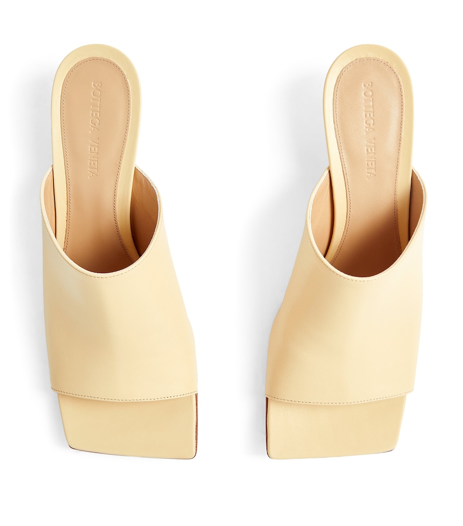 Leather Stretch Mules 40 MOON BEAM Image 3