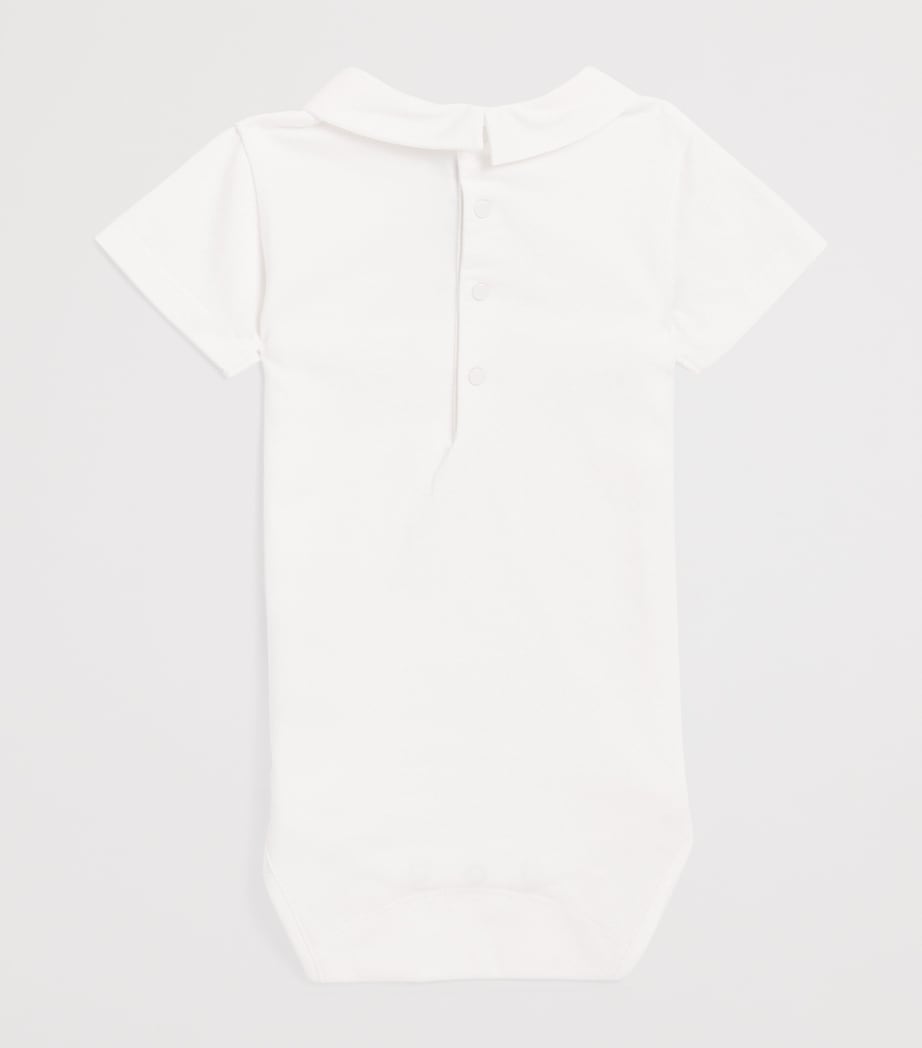 Tartine et Chocolat Stretch-Cotton Collared Bodysuit (3-12 Months) Image 2
