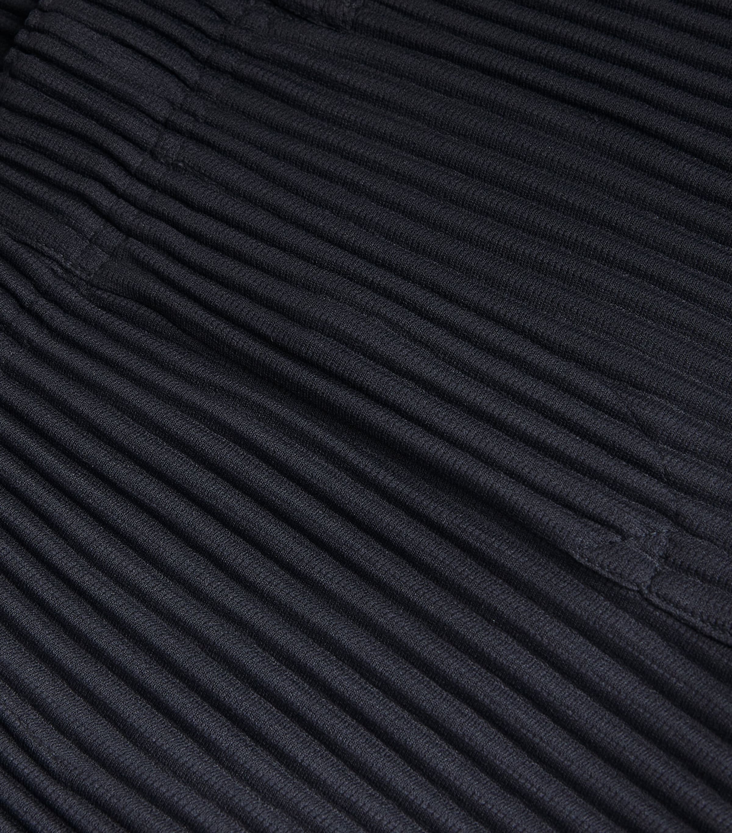 Pleated Straight Trousers 75 NAVY Image 6