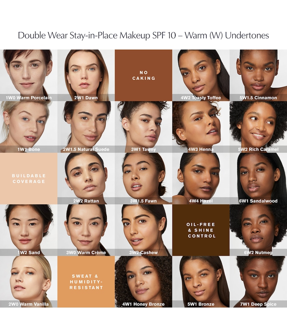 Double Wear Stay-in-Place Foundation SPF 10 4W1 HONEY BRONZE Image 5