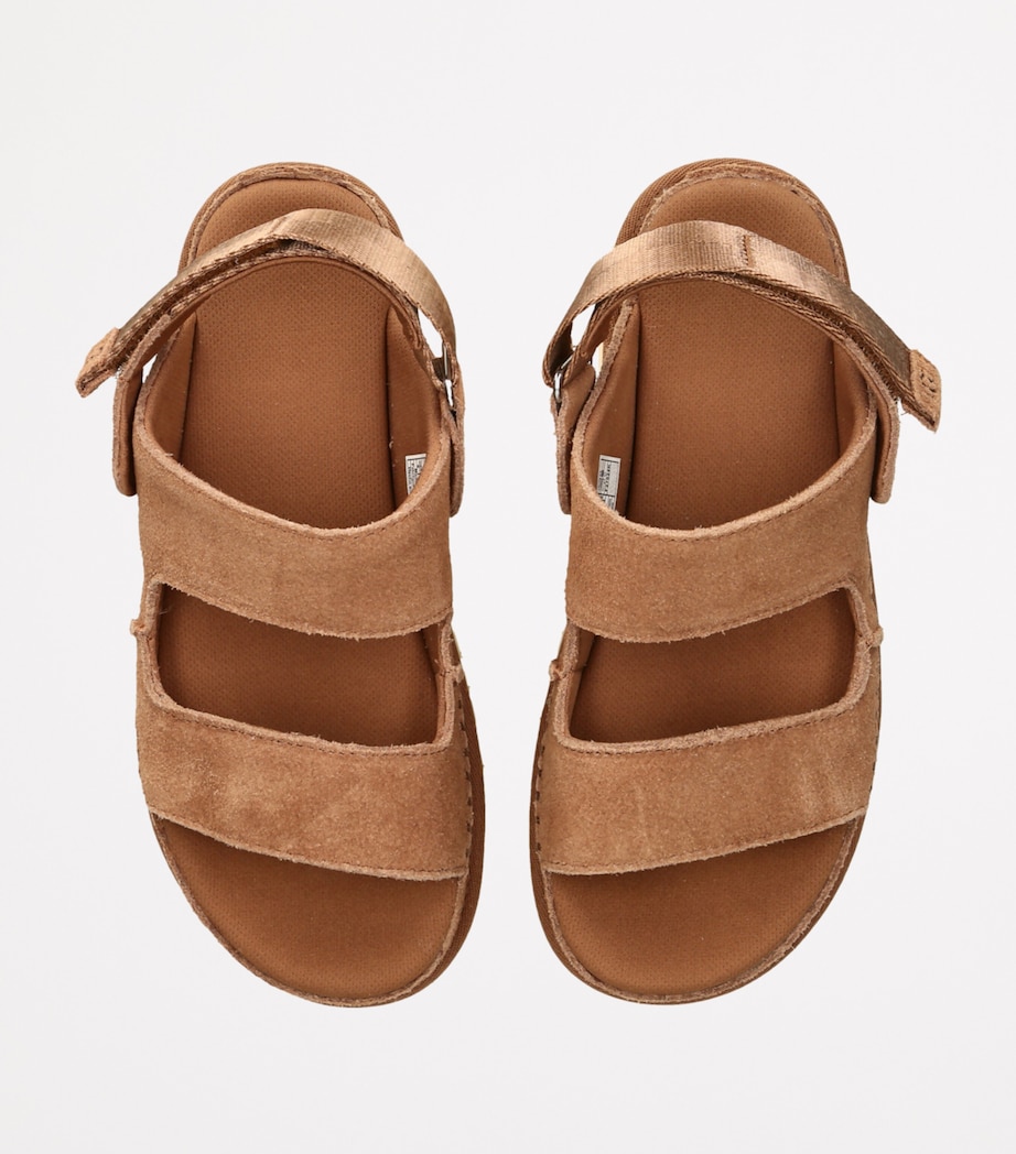 Suede Goldenstar Glide Sandals TAN Image 4