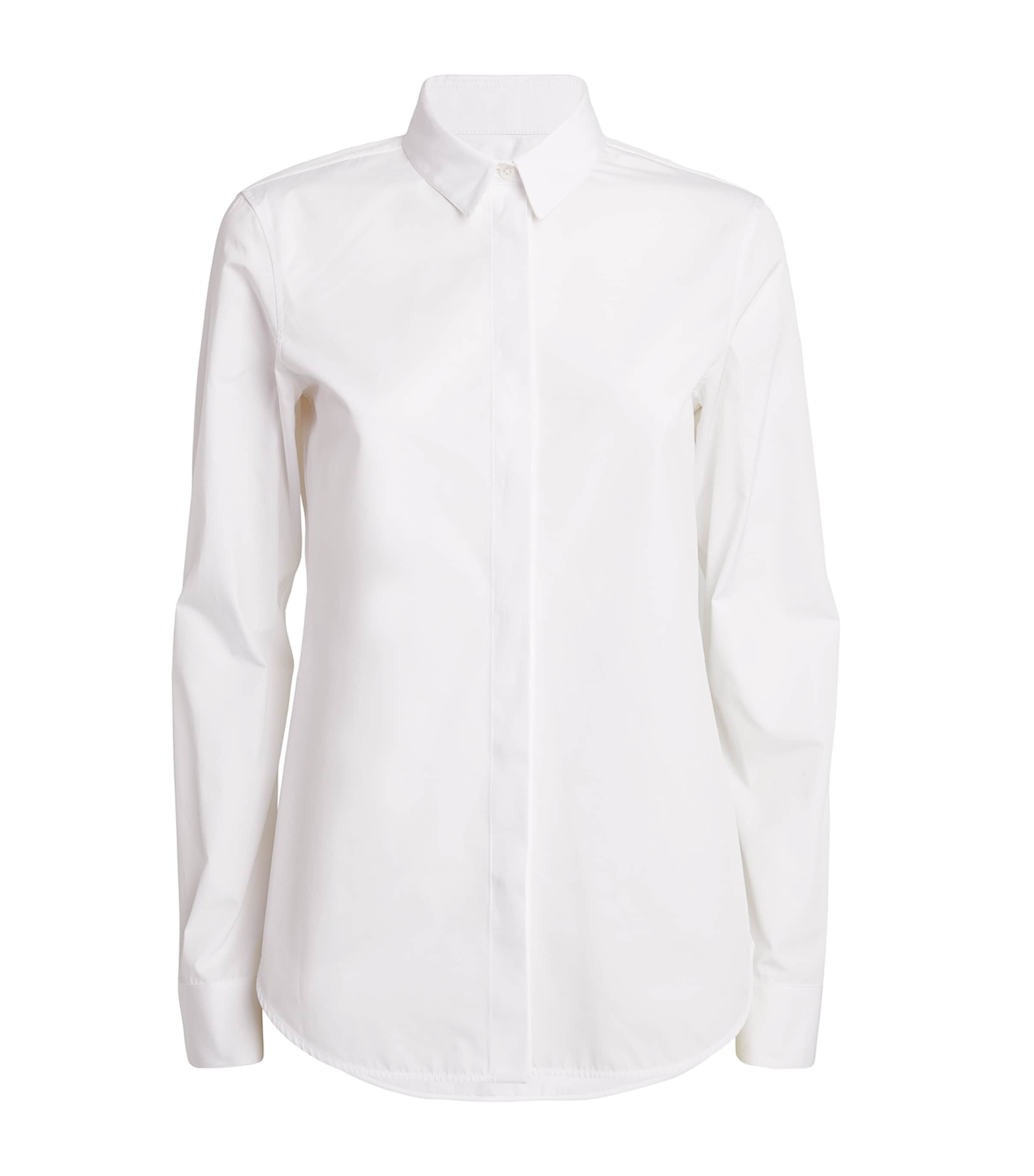 Shop Jil Sander Collared Monday Button-down Shirt In White