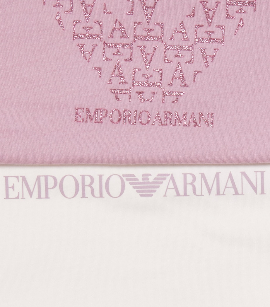 Emporio Armani Kids Pack of 2 Logo T-Shirts (4-14 Years) Image 3
