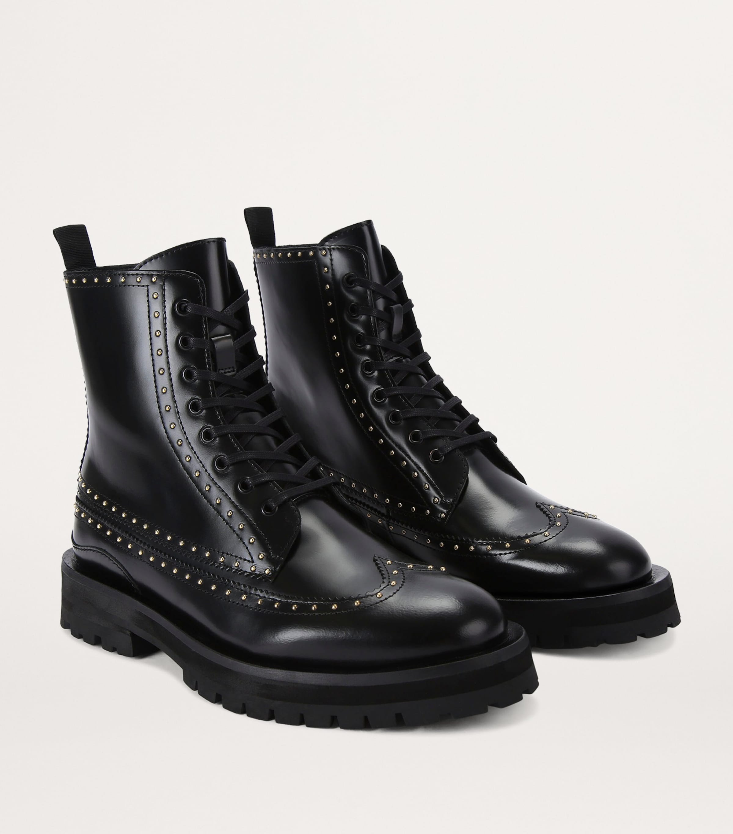 Kurt Geiger London Leather Drayton Boots Black Image 3