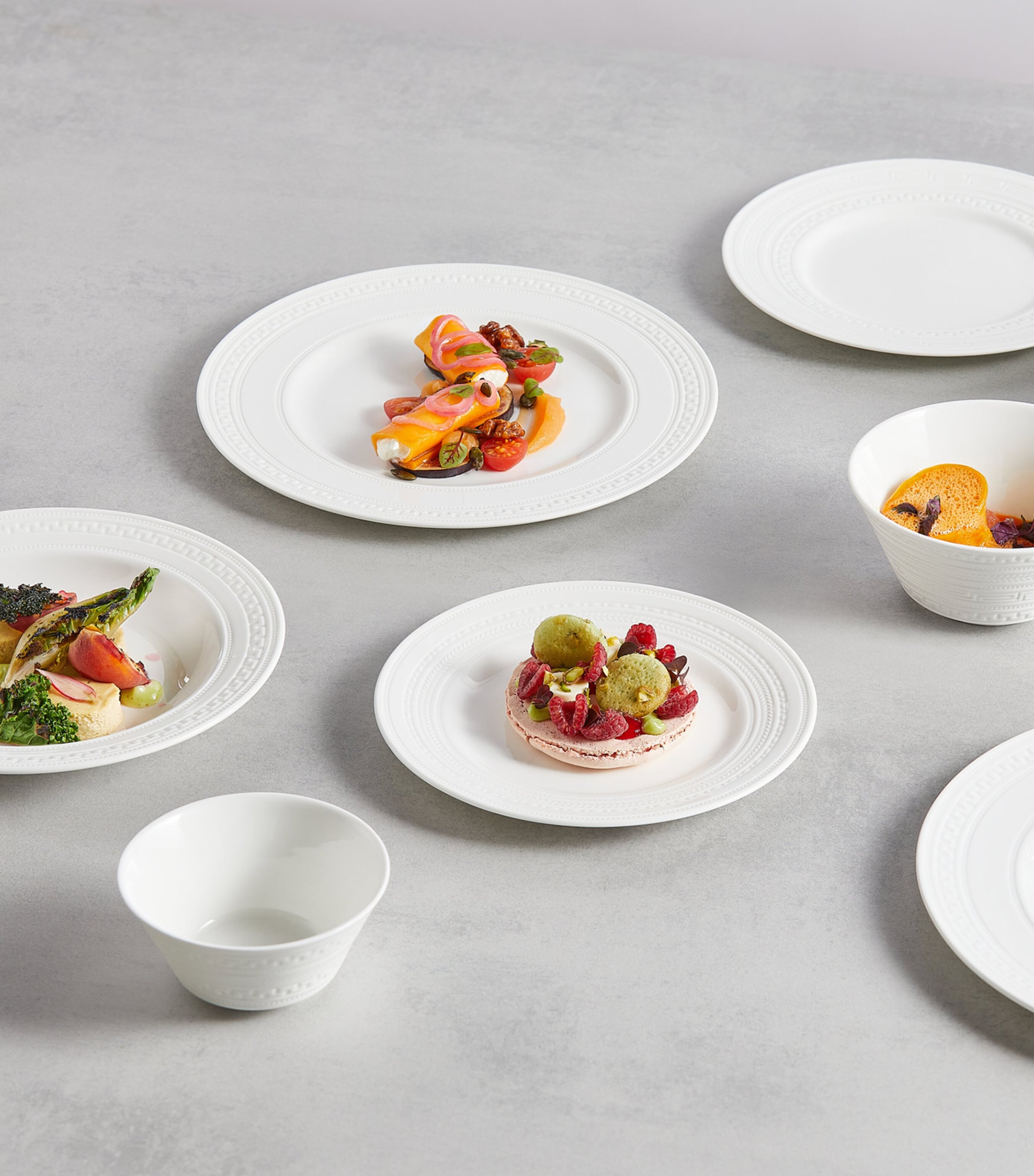 Intaglio Cereal Bowl (15cm) WHITE Image 3