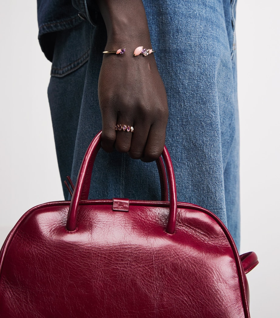 Rose Gold and Sapphire Eternity Ring ROSE GOLD Image 5