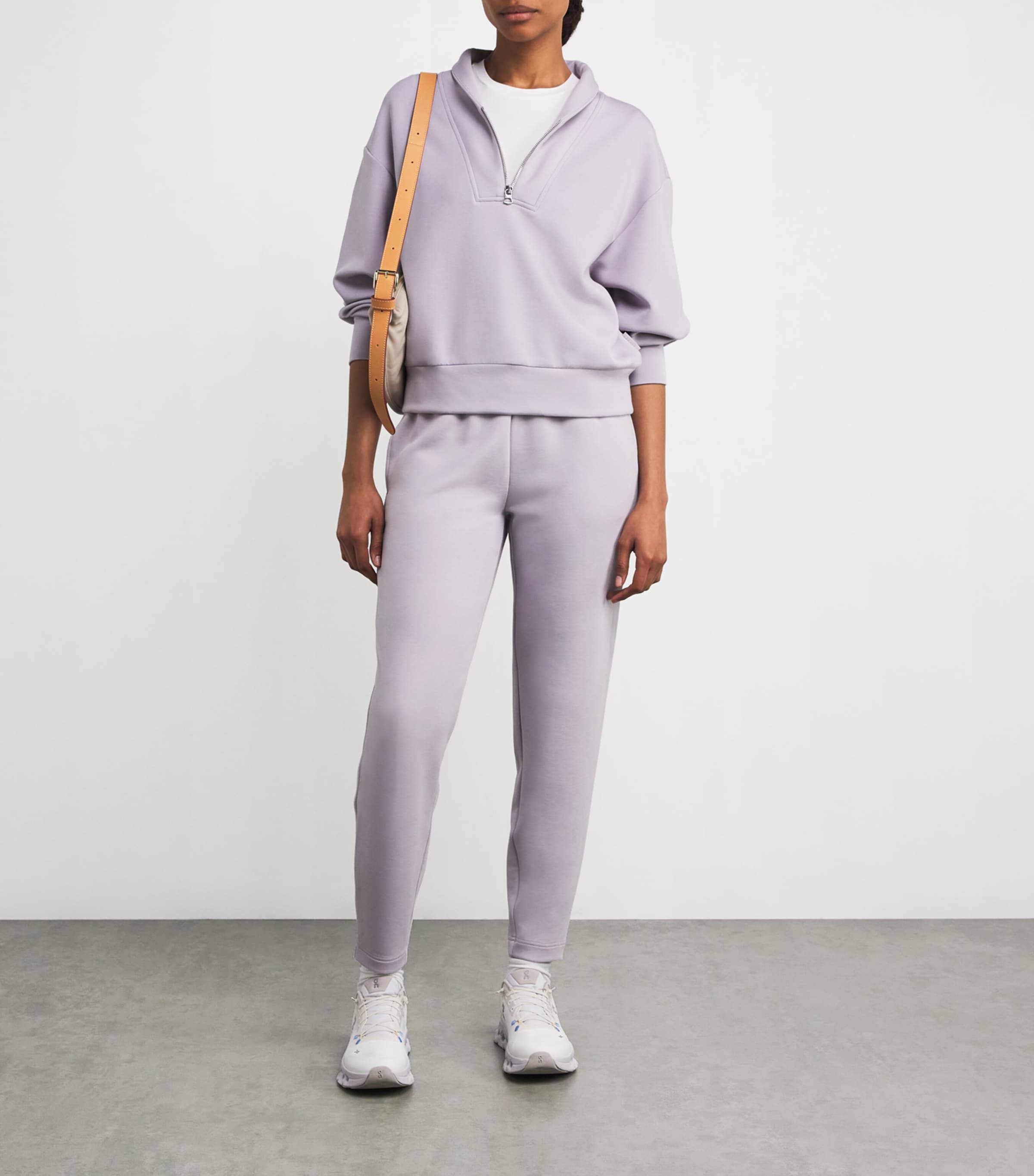 Varley Doublesoft Quarter-zip Davidson Sweatshirt